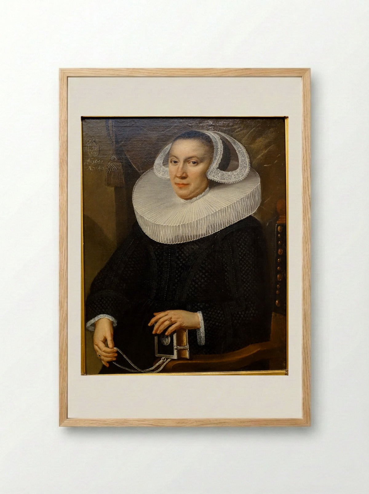 Untitled (Portrait of a Woman) - Fine Art Print - Framed Print Wood