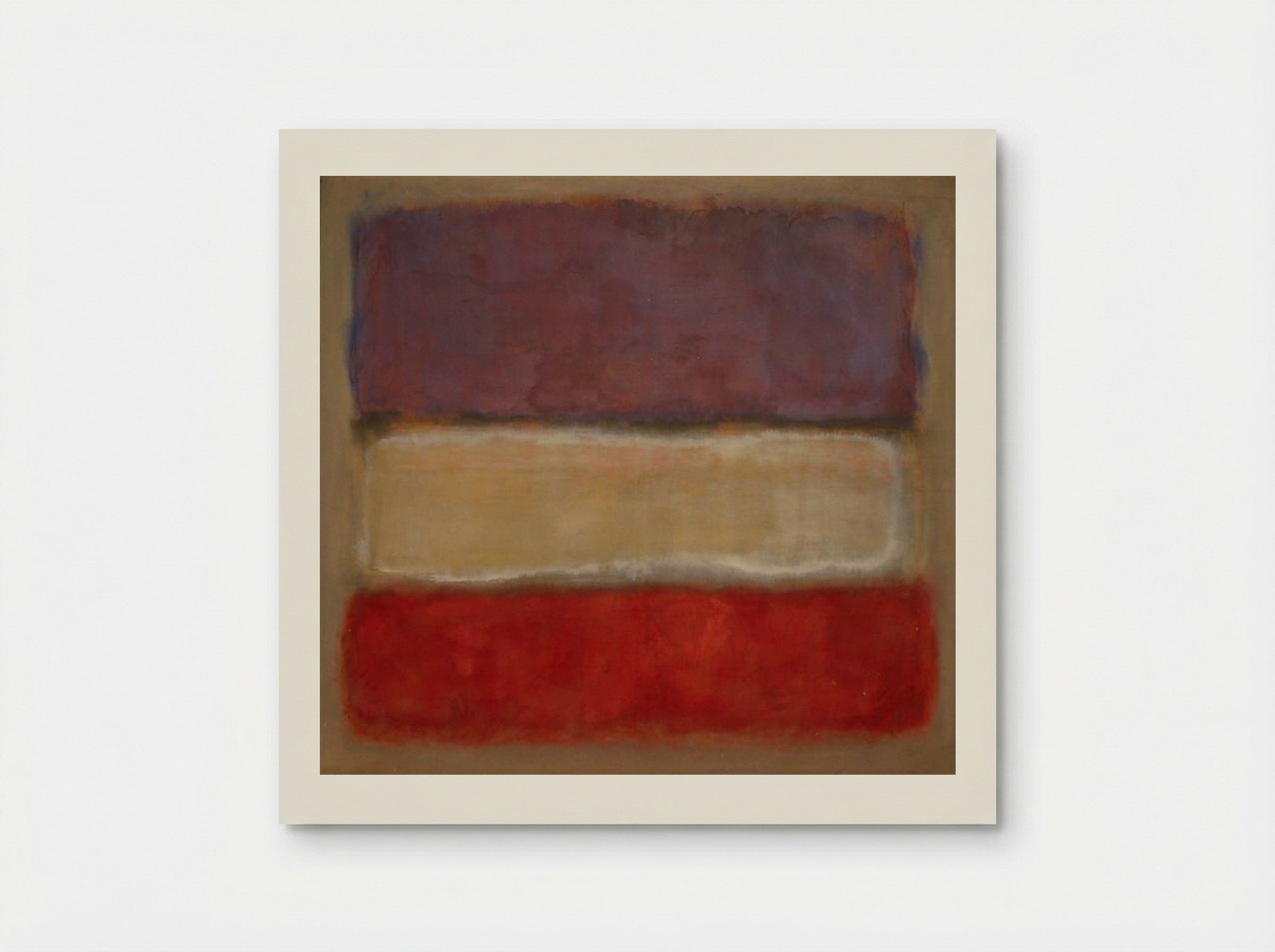 Untitled (Purple, White, and Red) - Mark Rothko - Poster