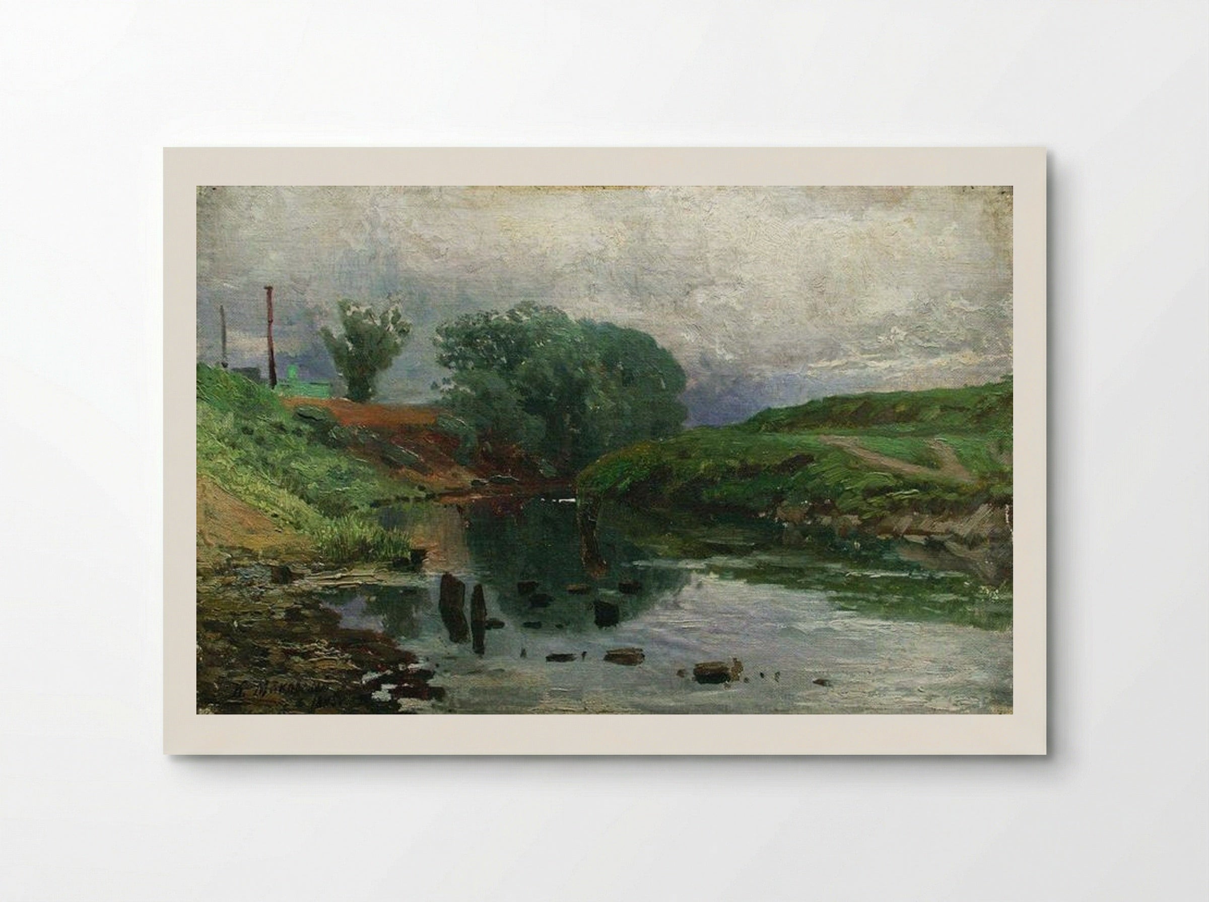 Untitled (Riverbank Scene) - Konstantin Makovsky - Poster