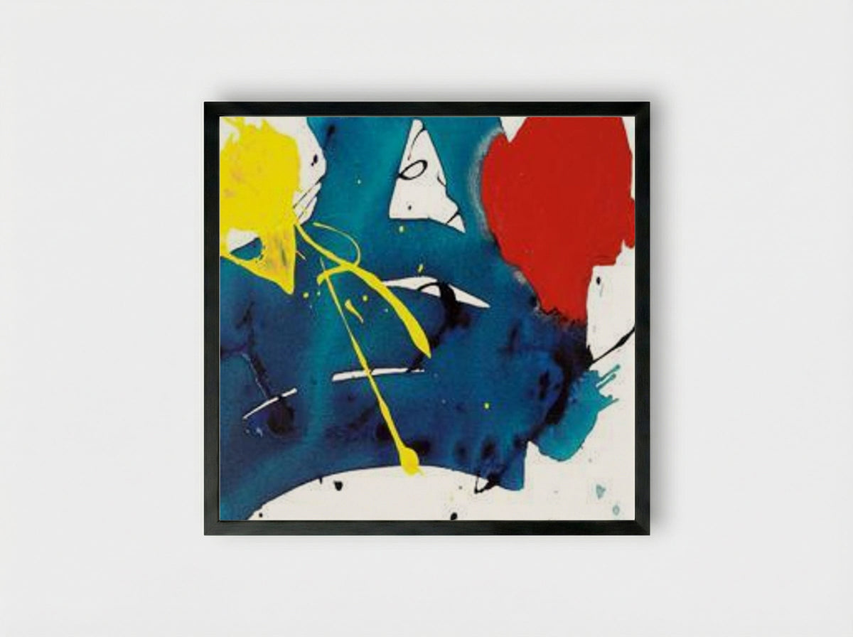 Untitled (SFP94-105) - Sam Francis - Framed Print Black