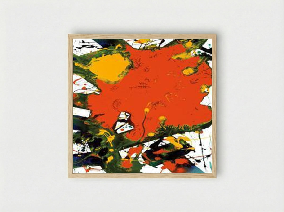 Untitled (SFP94-127) - Sam Francis - Framed Print Wood