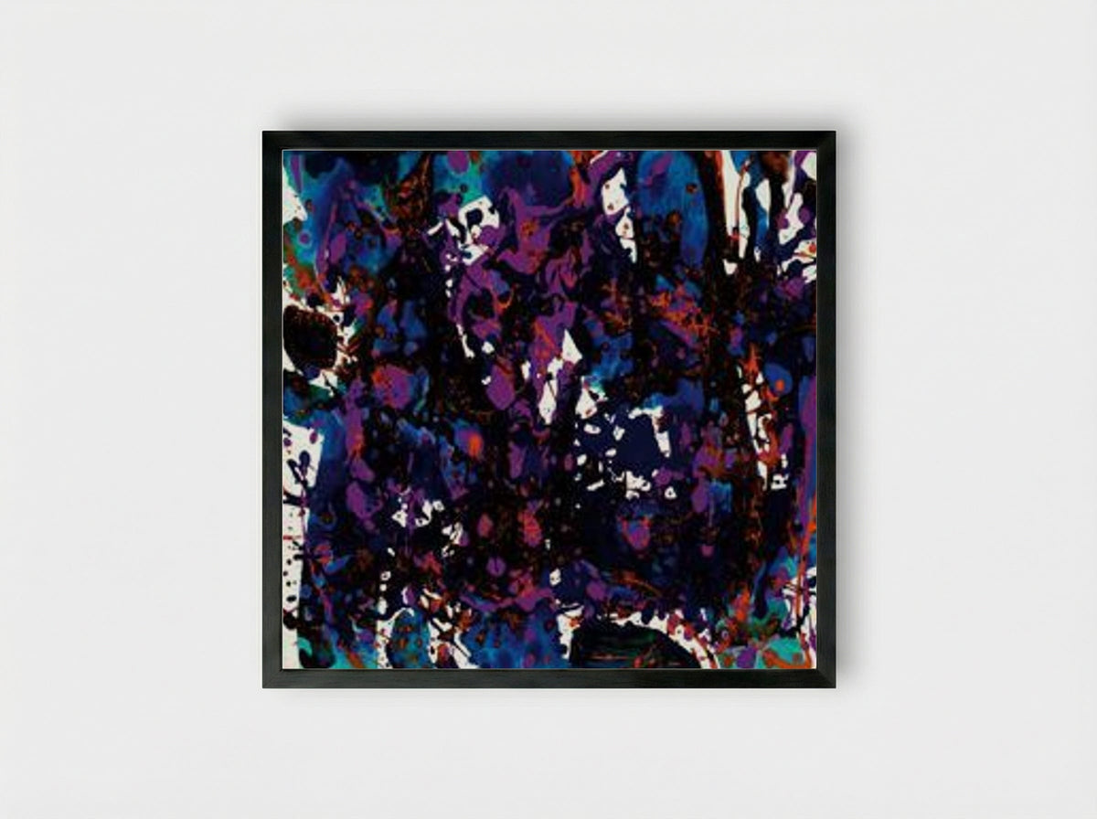 Untitled (SFP94-3) - Sam Francis - Framed Print Black