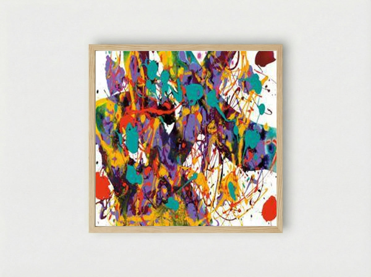 Untitled (SFP94-35) - Sam Francis - Framed Print Wood