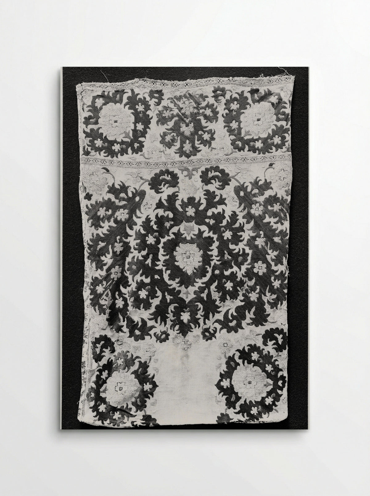 Untitled (Scarf End, Textile Design) - Fine Art Print - Poster