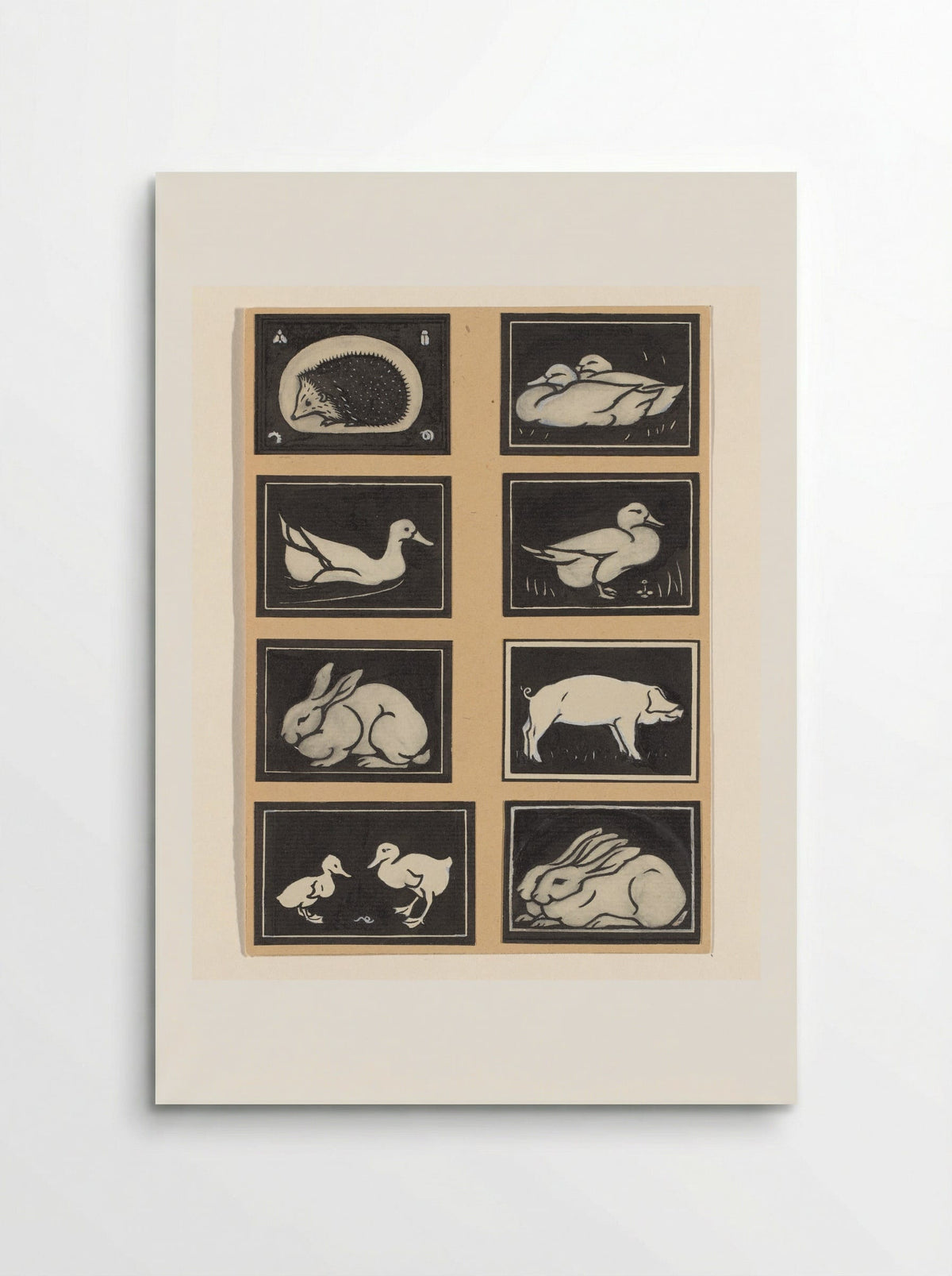 Untitled (Studies of Animals) - Julie de Graag - Poster