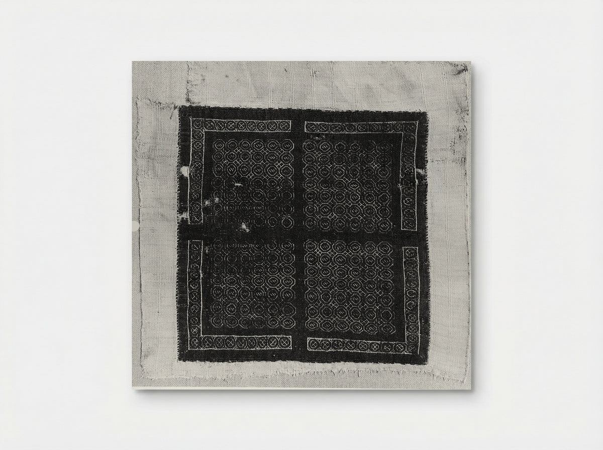 Untitled (Textile Fragment with Animal Medallions) - Unknown Artist - Poster