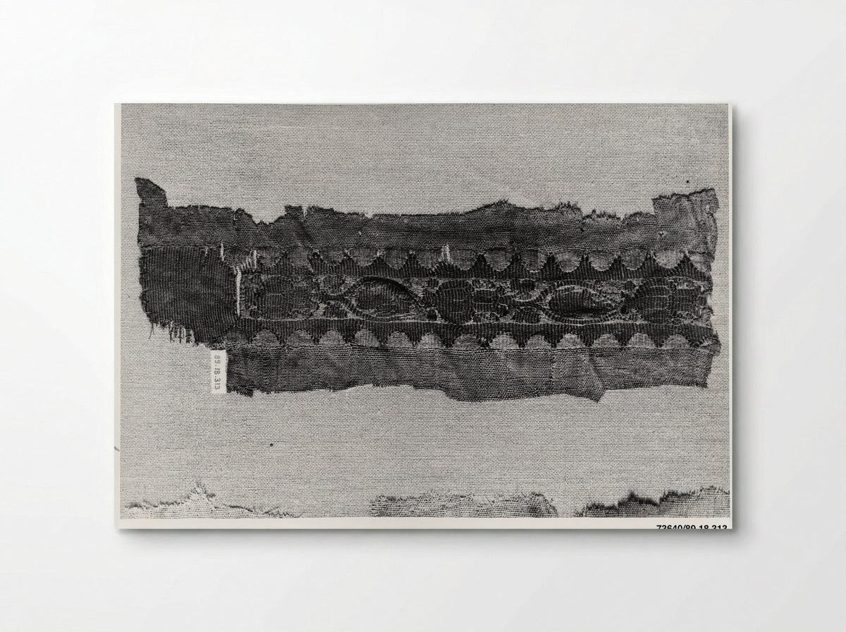 Untitled (Textile Fragment with Animal Medallions) - Fine Art Print - Poster
