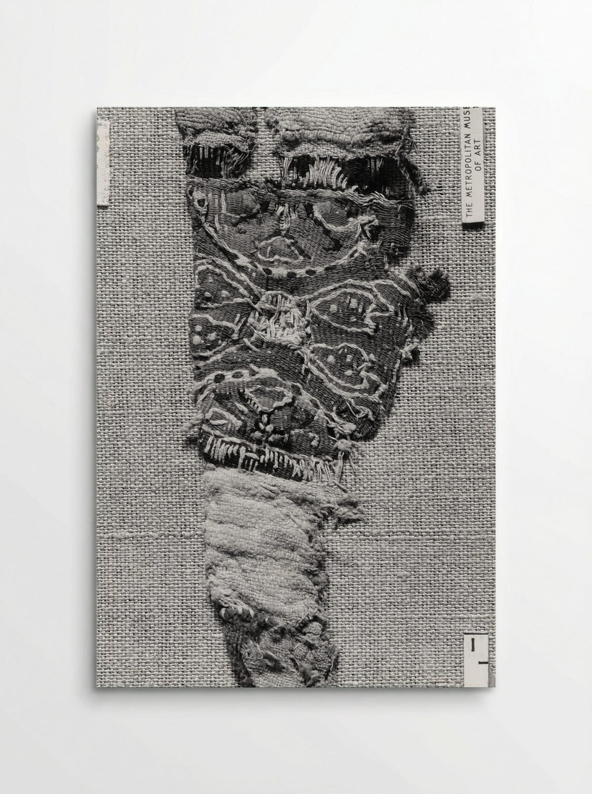 Untitled (Textile Fragment with Animal Medallions) - Unknown Artist - Poster