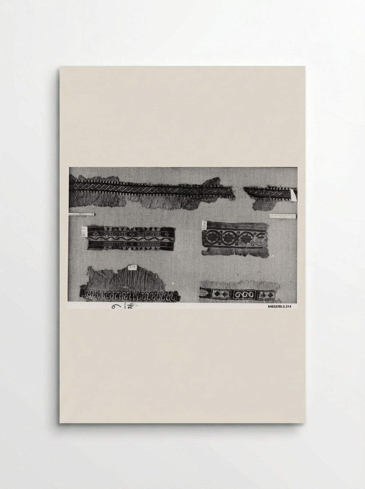 Untitled (Textile Fragments, Woven Silk) - Fine Art Print - Poster