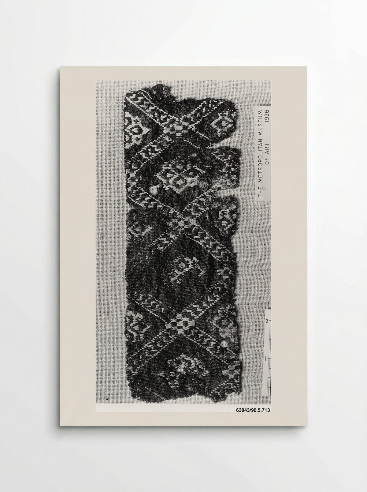 Untitled (Textile Fragments, Woven Silk) - Fine Art Print - Poster