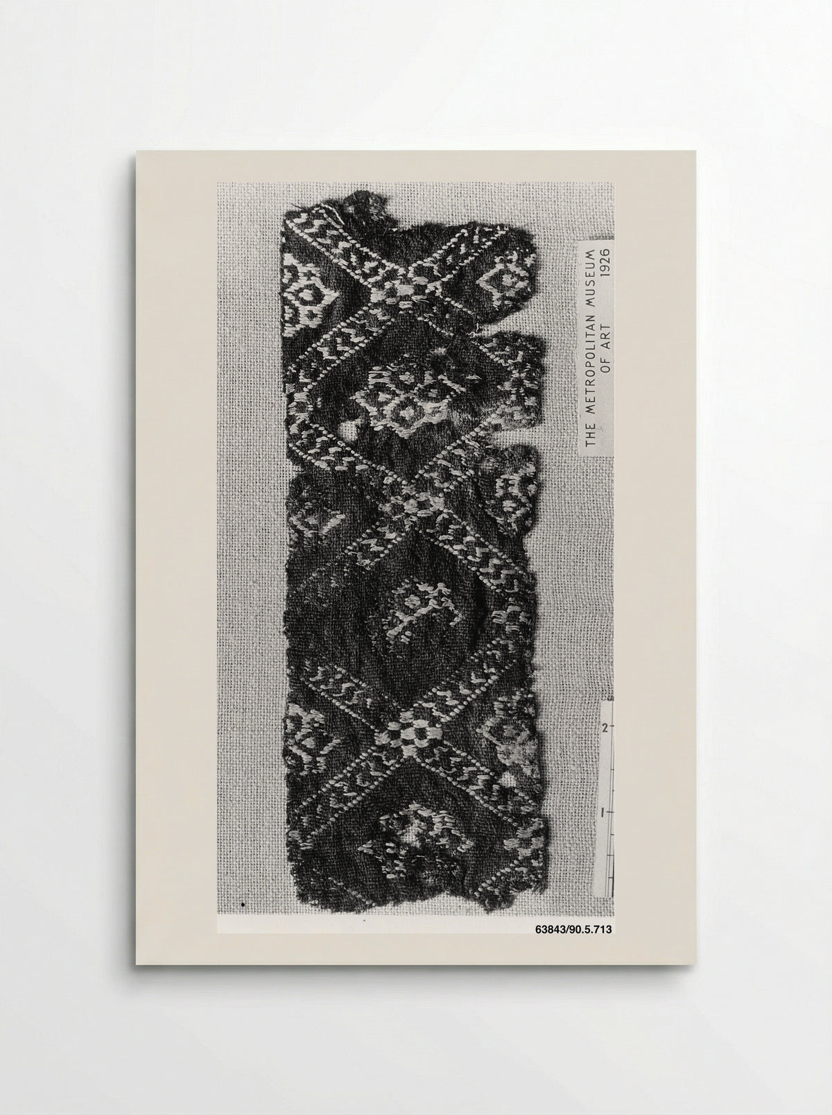 Untitled (Textile Fragments, Woven Silk) - Fine Art Print - Poster