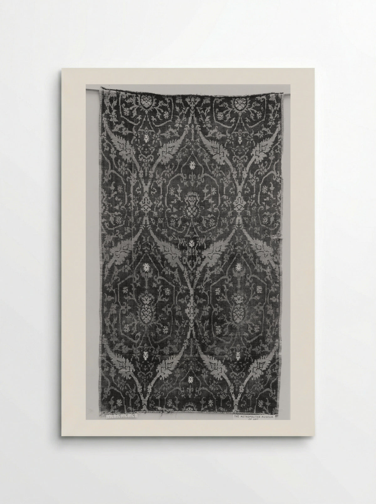 Untitled (Textile Panel with Ogee Pattern) - Fine Art Print - Poster