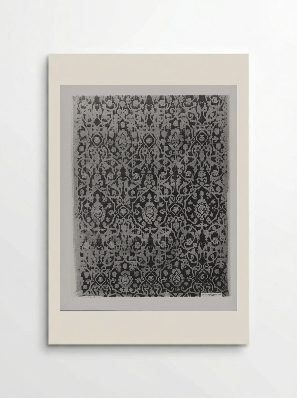 Untitled (Textile Panel with Ogee Pattern) - Fine Art Print - Poster