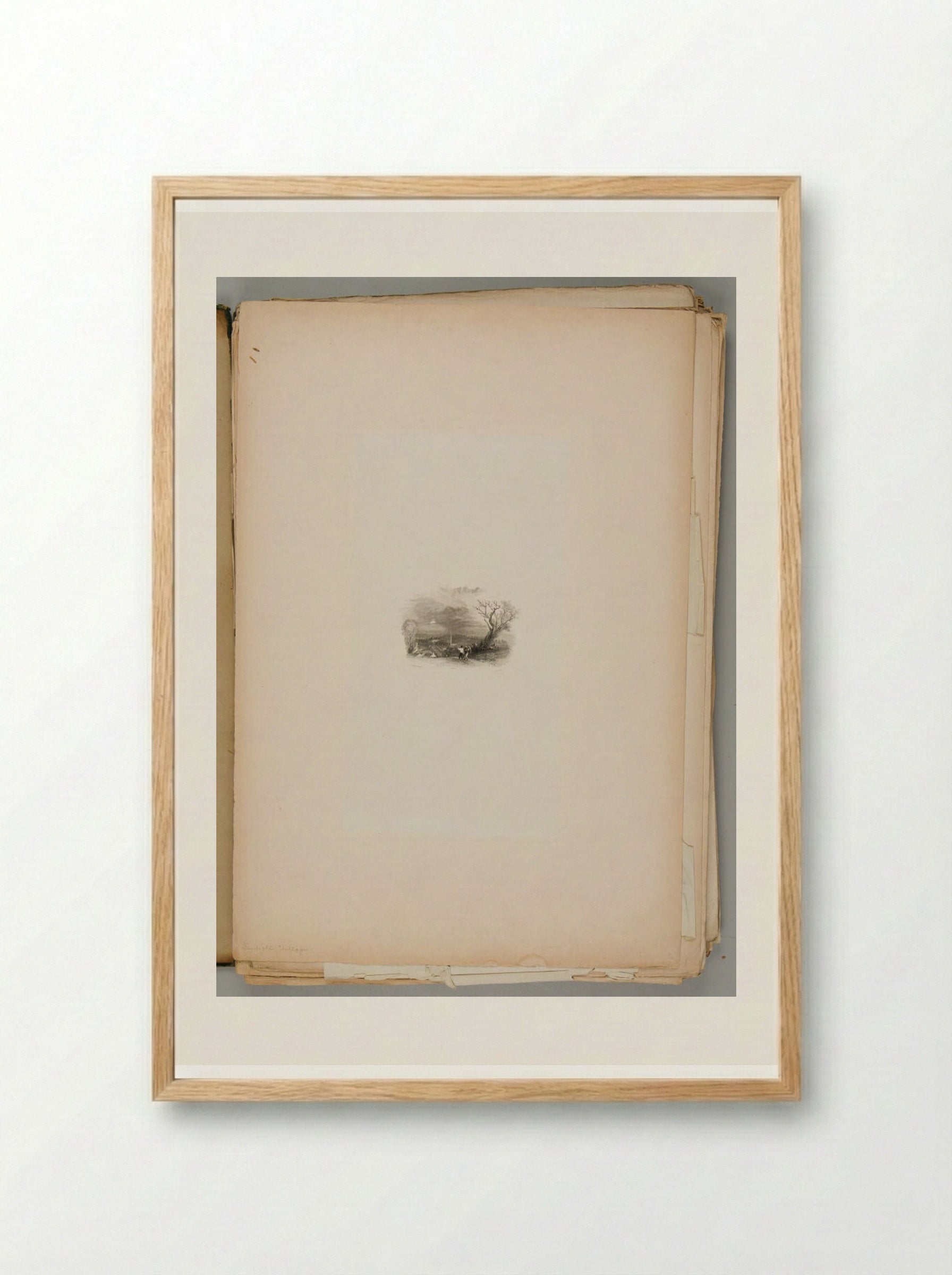 Untitled Vignette - Various Artists - Framed Print Wood