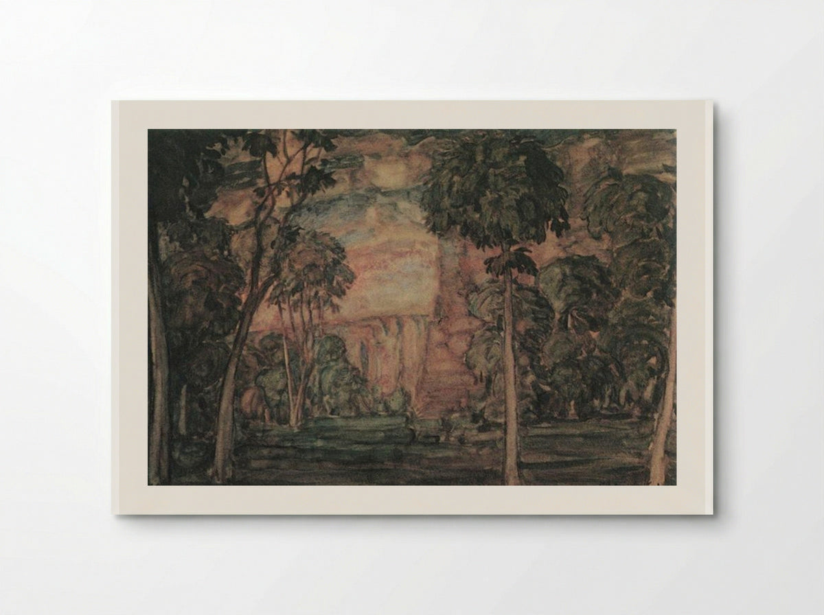 Untitled (Wooded Landscape) - Konstantin Bogaevsky - Poster