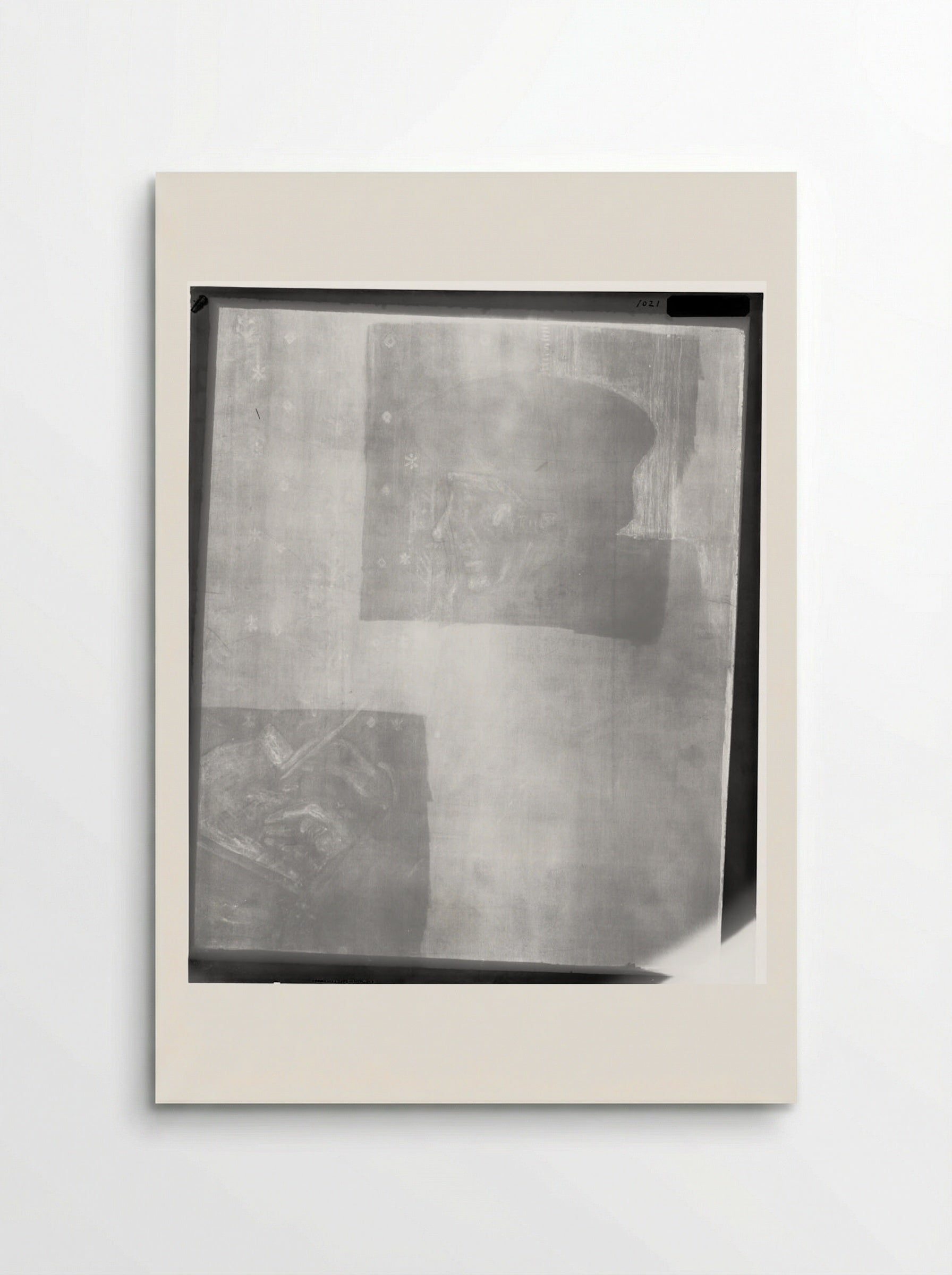 Untitled (X-radiograph of Erasmus Portrait) - Fine Art Print - Poster