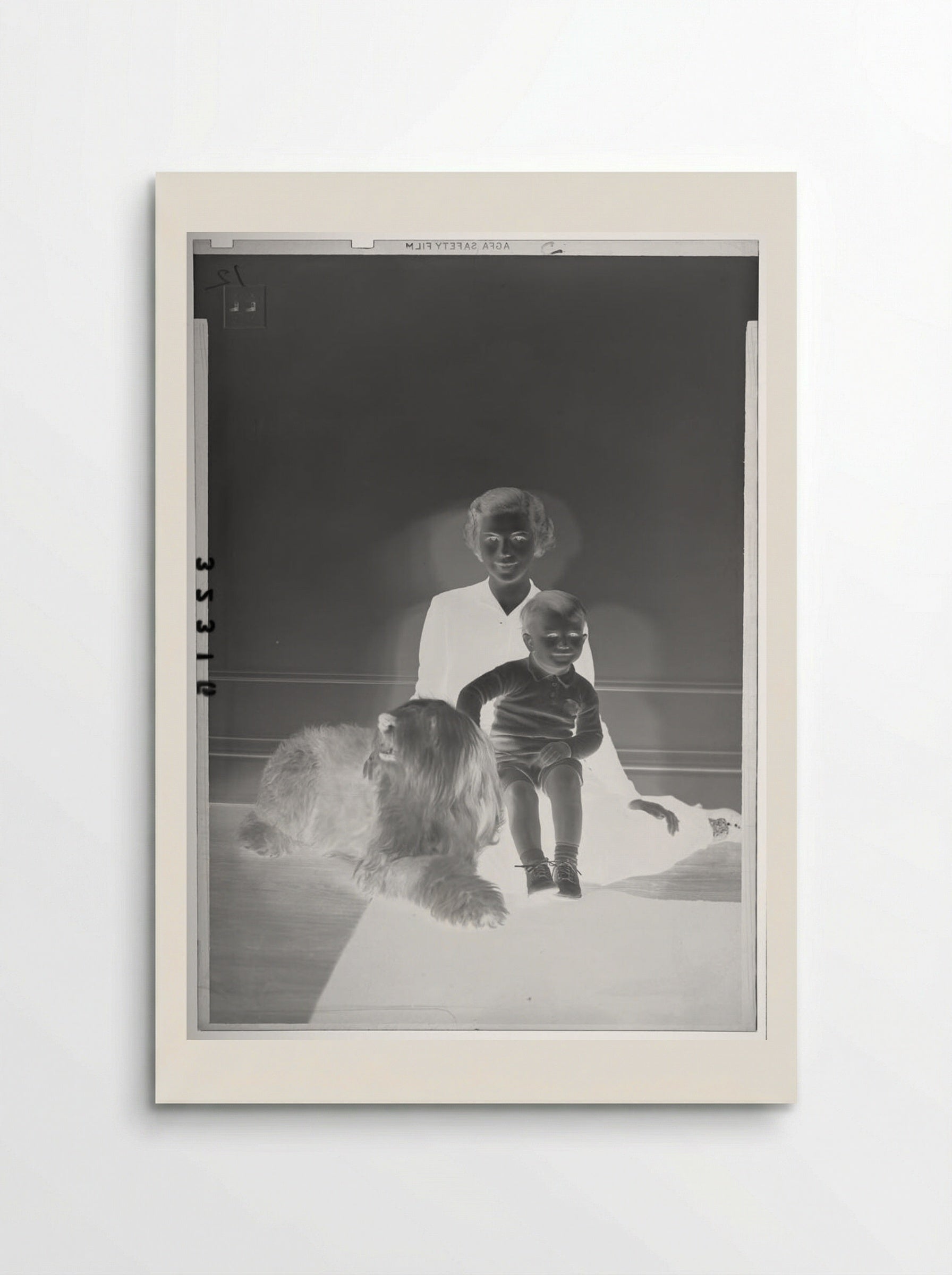 Untitled (Young Woman, Boy, and Dog) - Martin Schweig - Poster