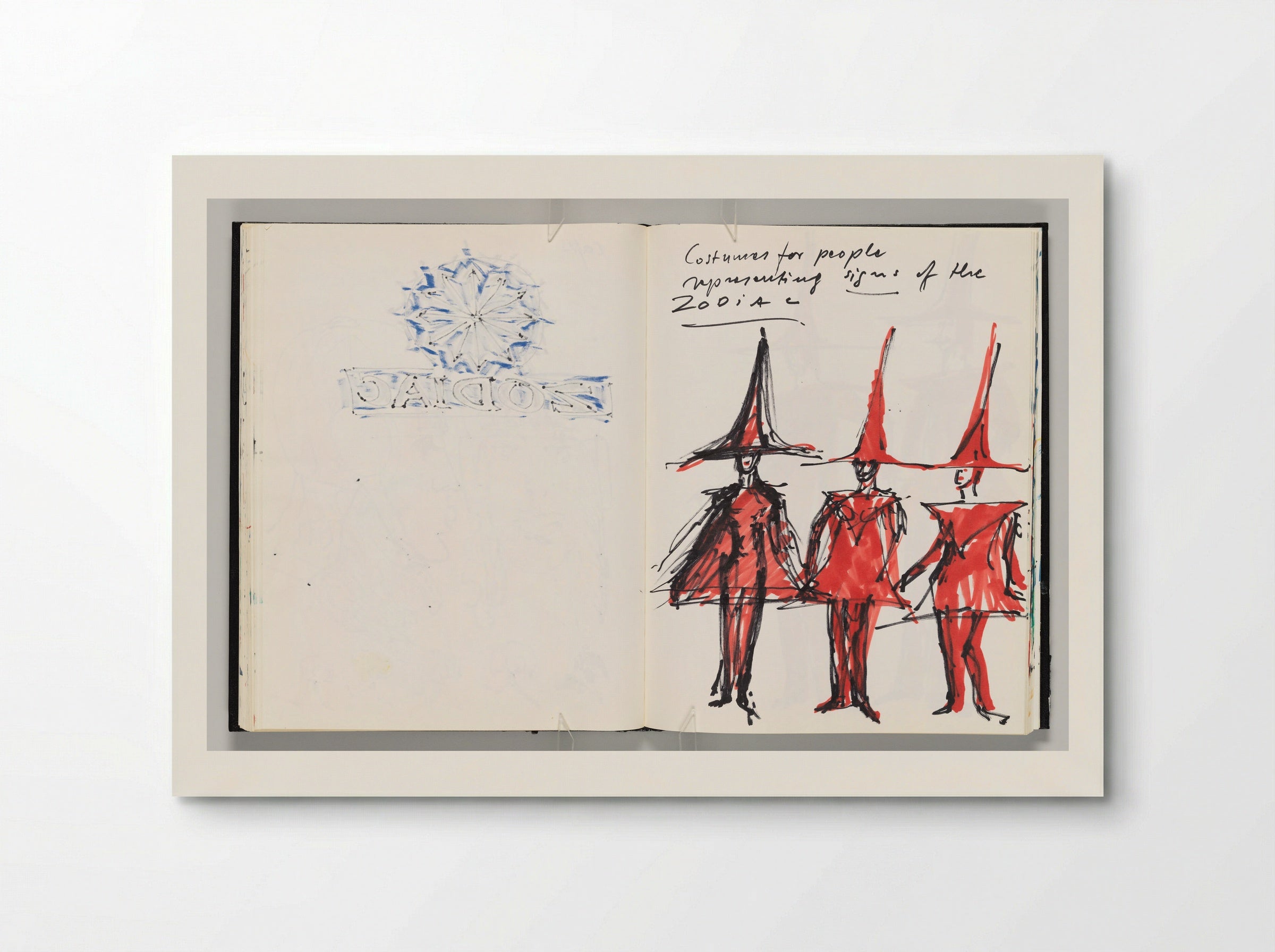 Untitled (Zodiac Costume Designs) - Otto Piene - Poster