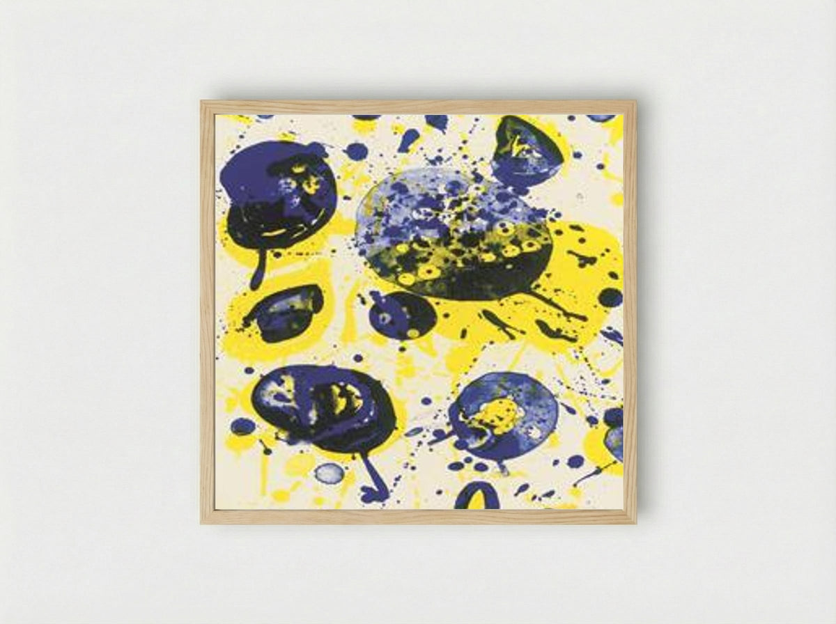 Untitled (from Pasadena Box) - Sam Francis - Framed Print Wood