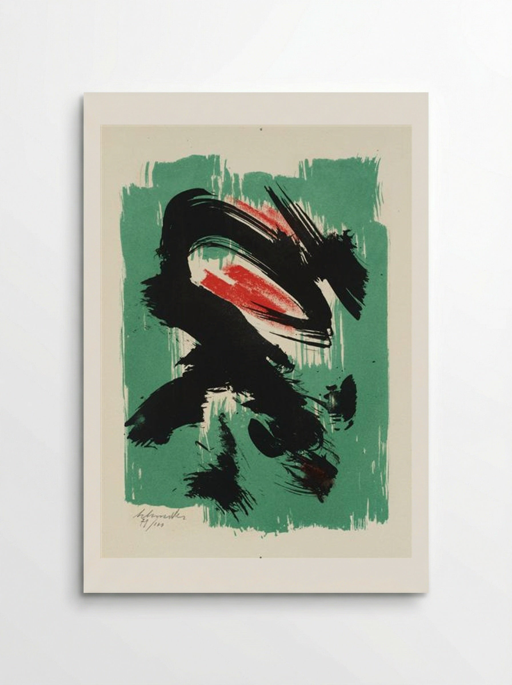 Untitled (from Poèmes d'Eugenio Montale) - Gerard Schneider - Poster