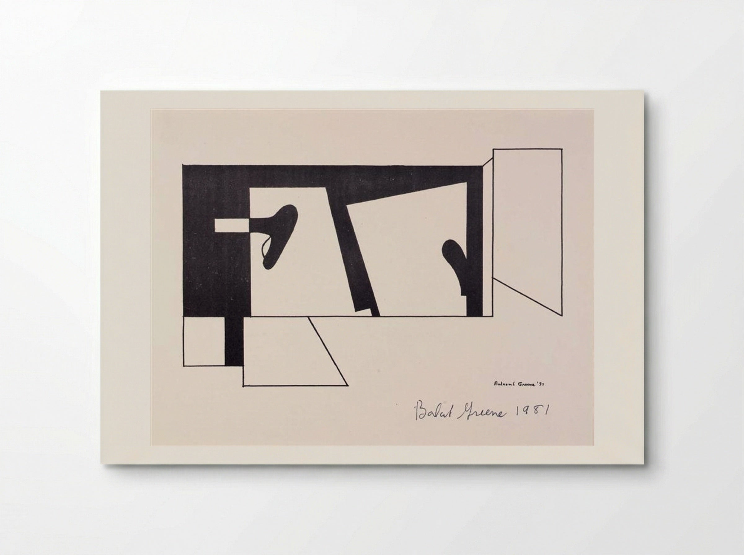 Untitled (from the American Abstract Artists portfolio) - Balcomb Greene - Poster