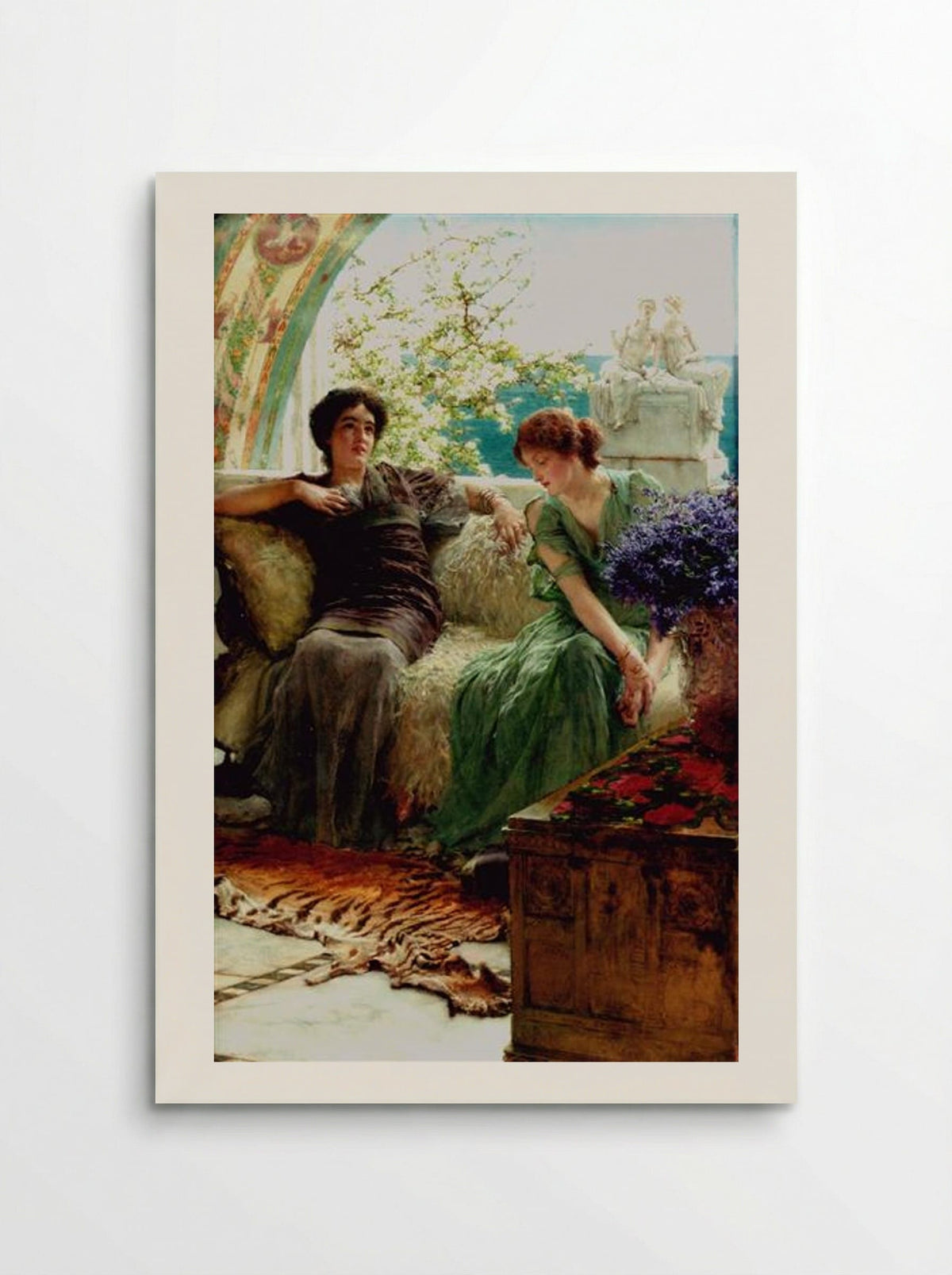 Unwelcome Confidences - Sir Lawrence Alma-Tadema - Poster