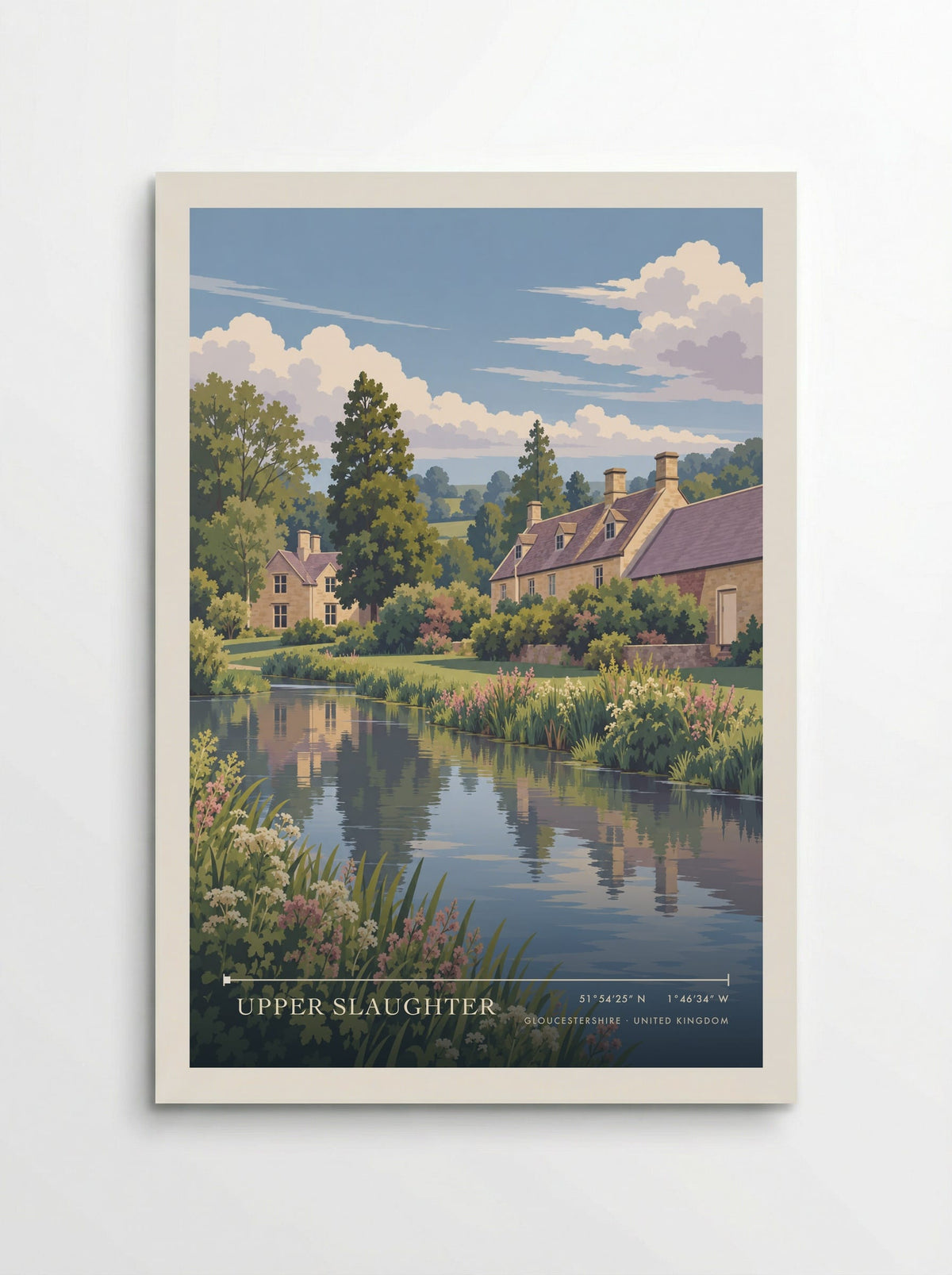 Upper Slaughter, Gloucestershire | Travel Poster - Poster