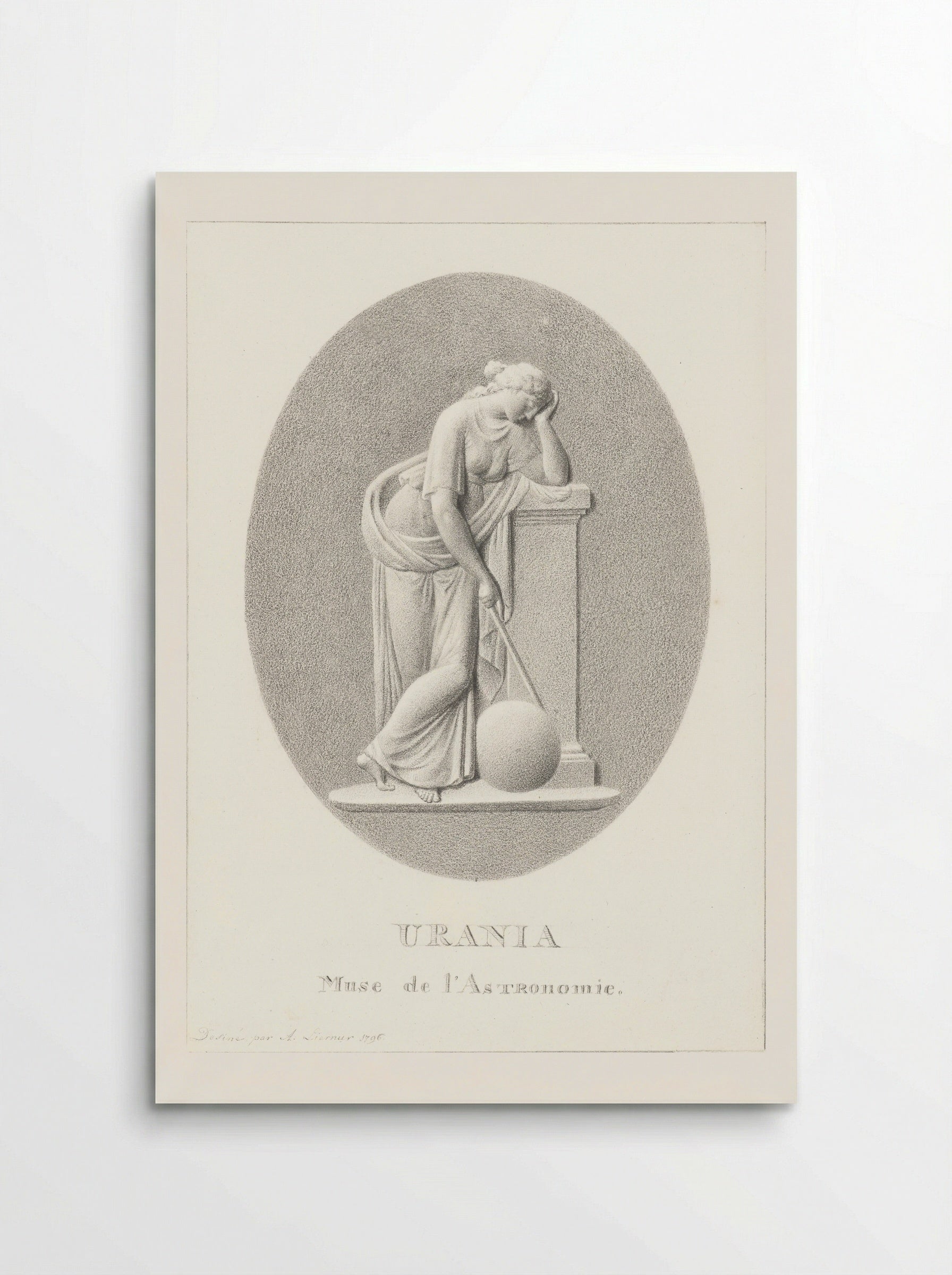 Urania, Muse of Astronomy - Alexander Liernur - Poster