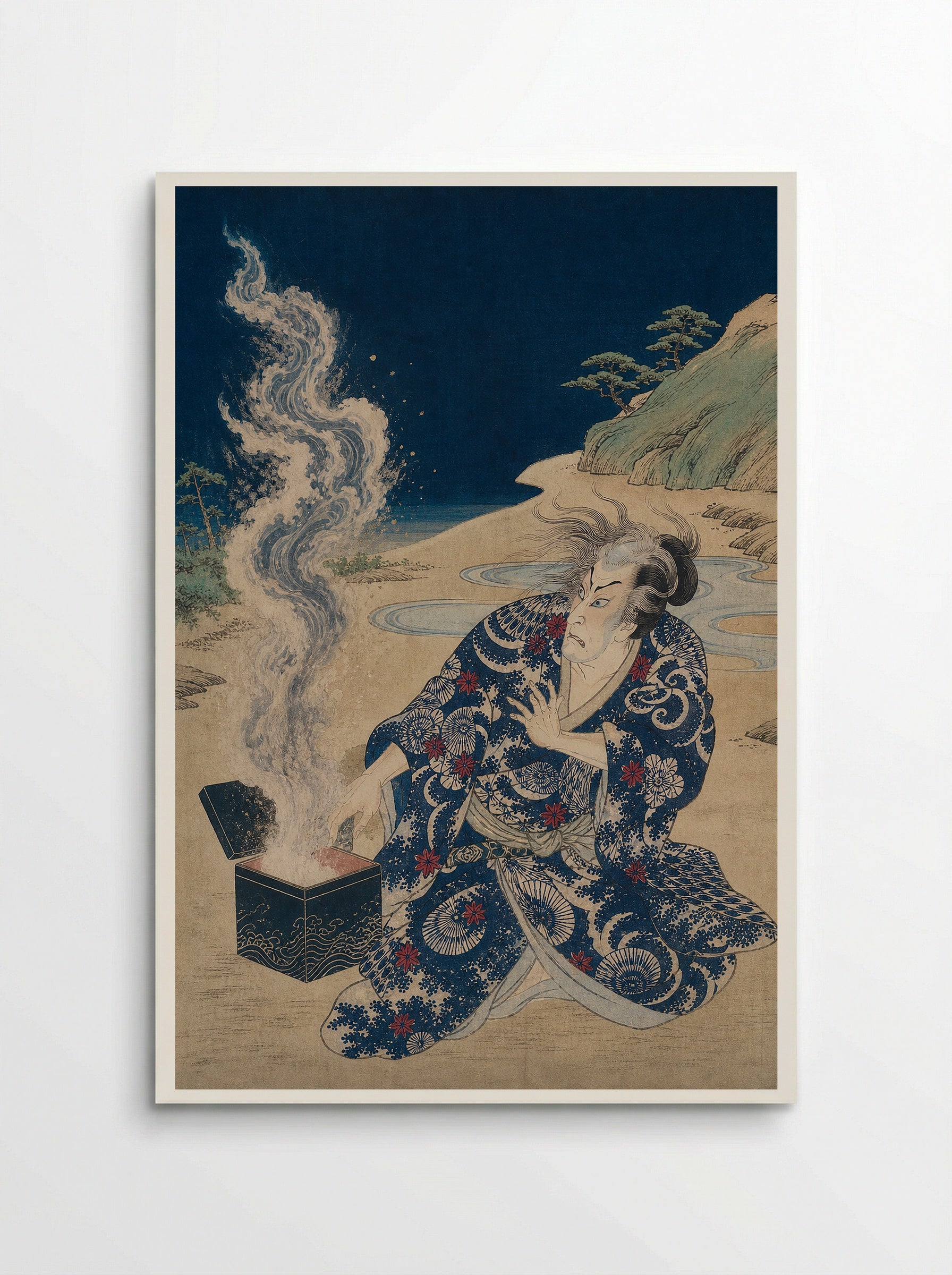 Urashima Taro Opens the Tamatebako - Poster