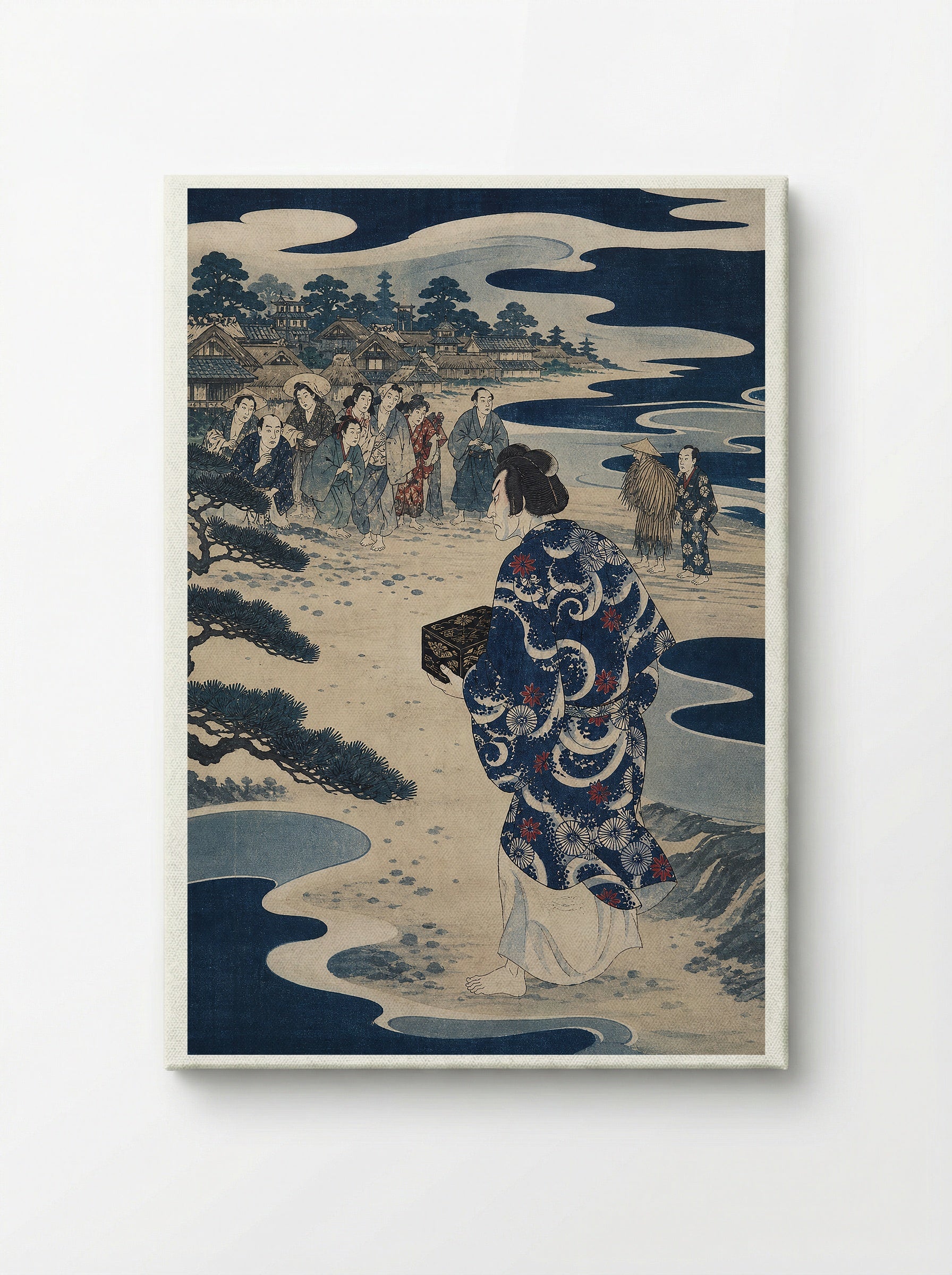 Urashima Taro Returns to an Unfamiliar Shore - Canvas