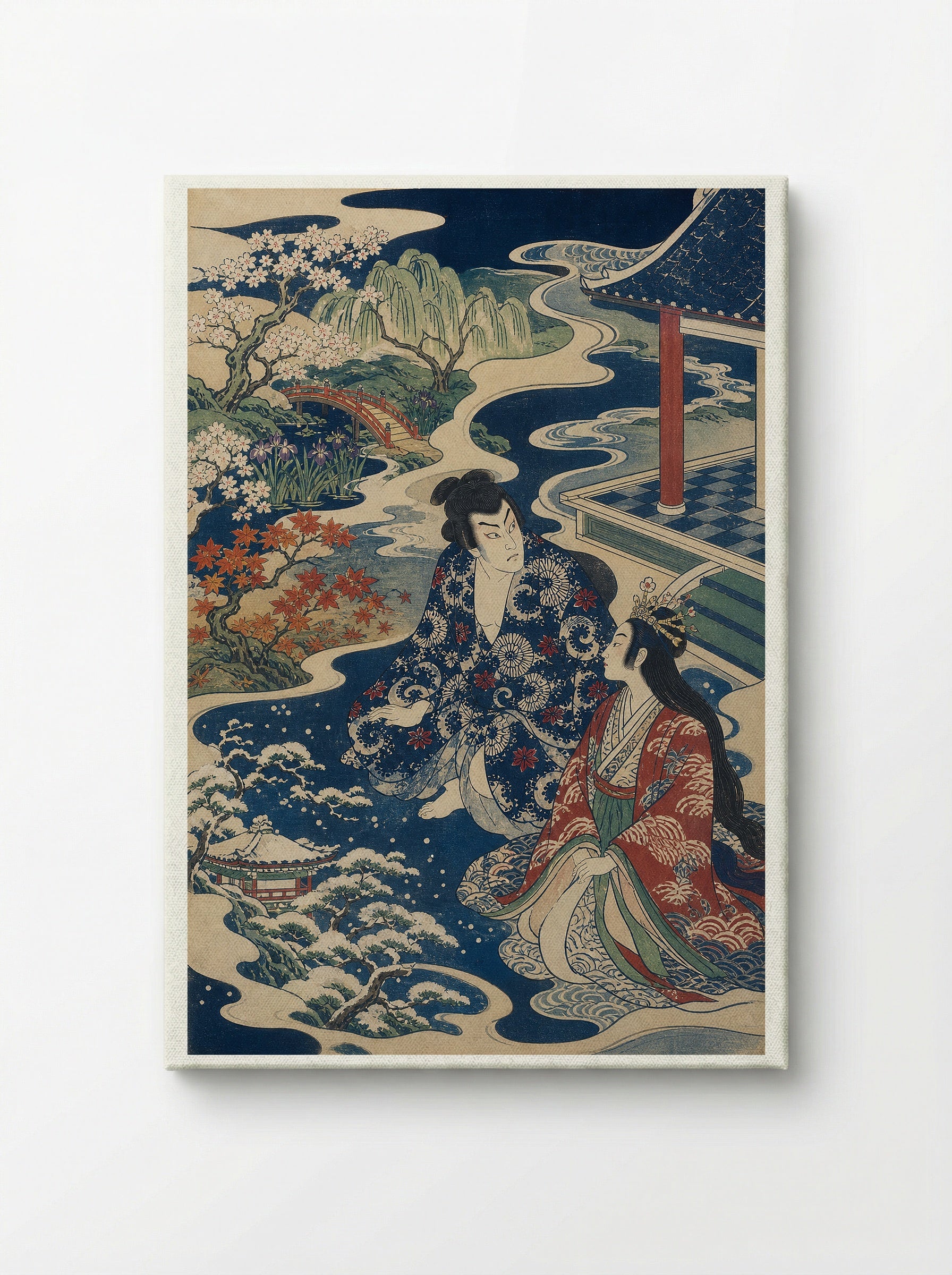Urashima Taro and the Changing Seasons - Canvas