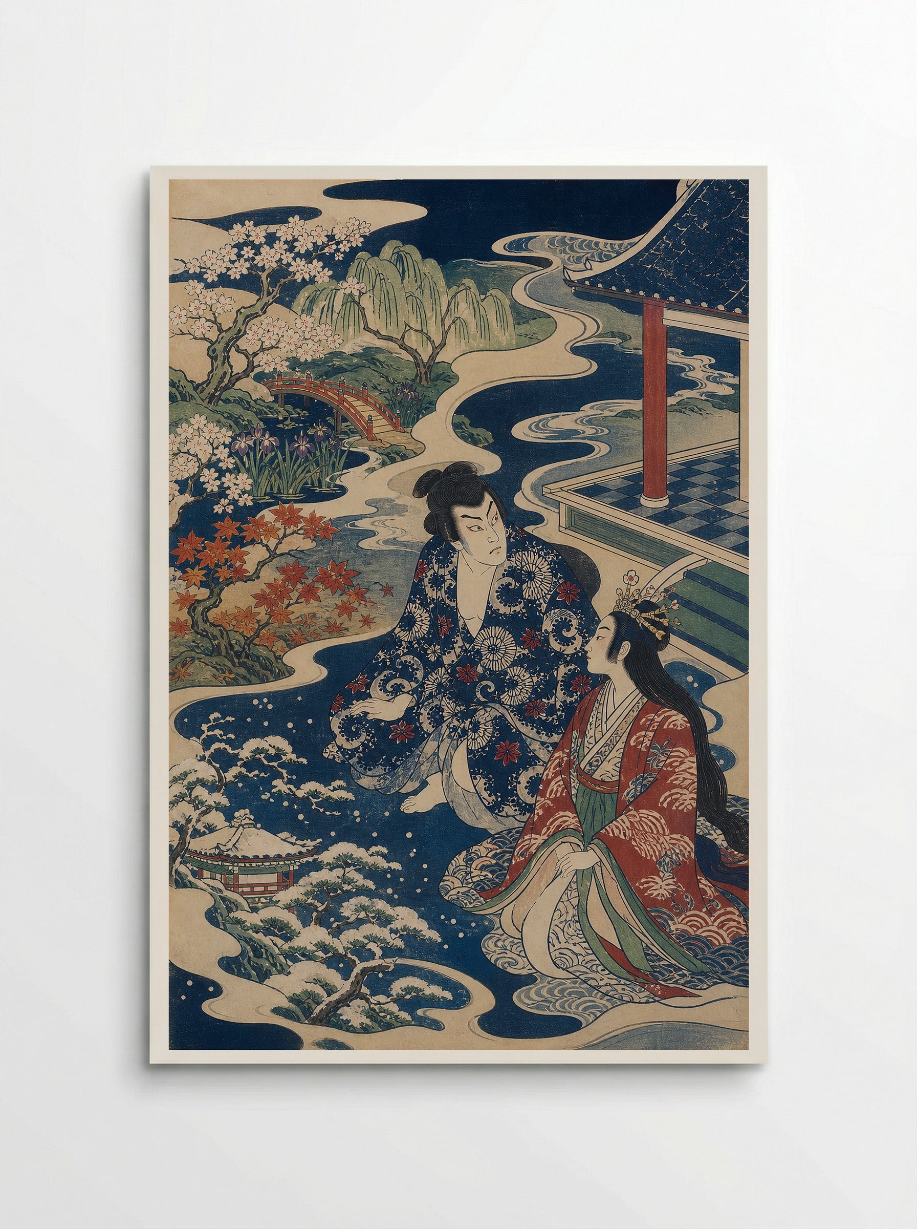 Urashima Taro and the Changing Seasons - Poster