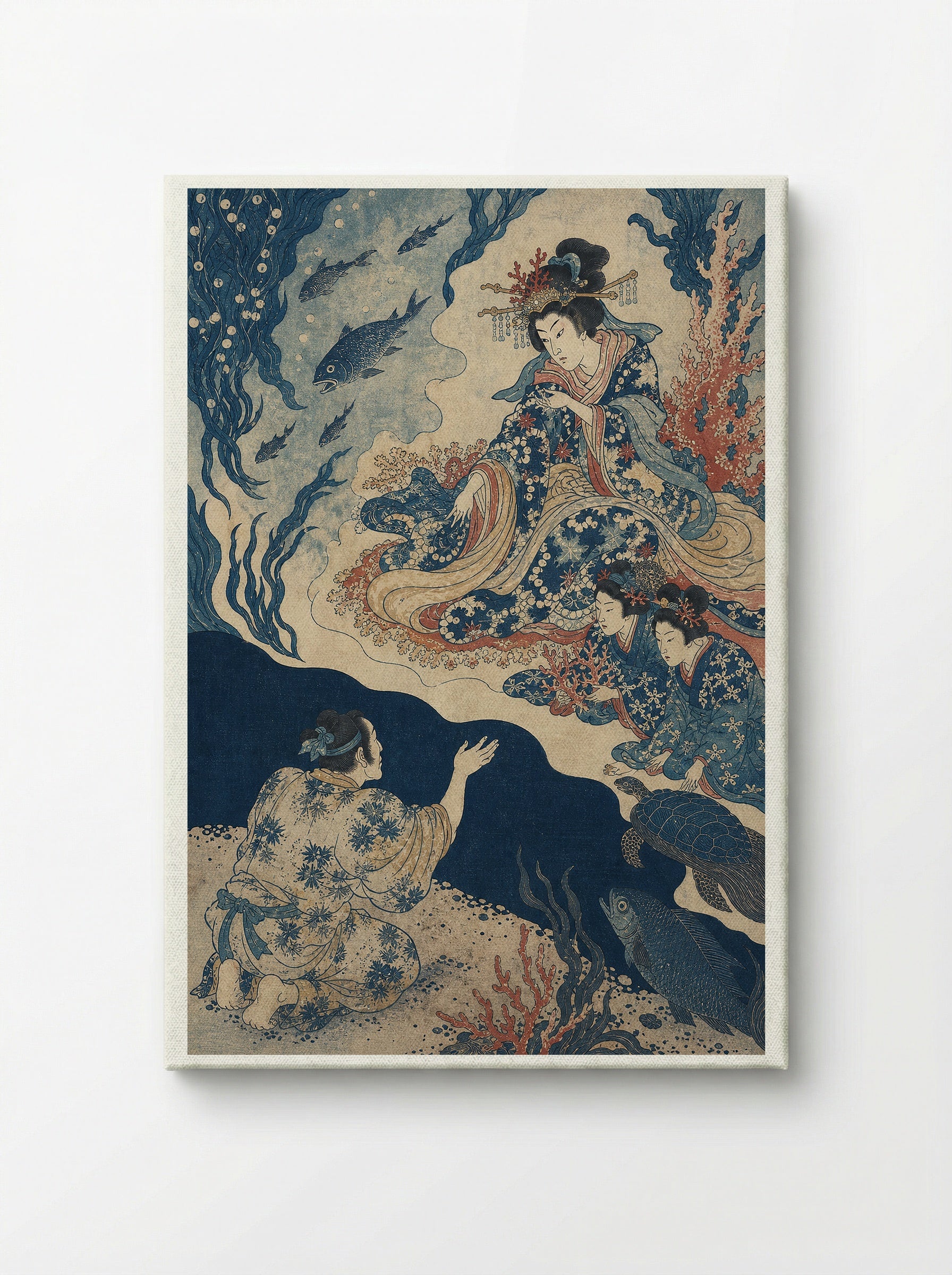 Urashima Taro at the Dragon Palace - Canvas