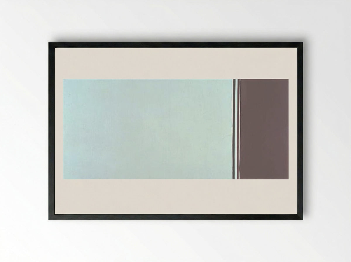 Uriel - Barnett Newman - Framed Print Black