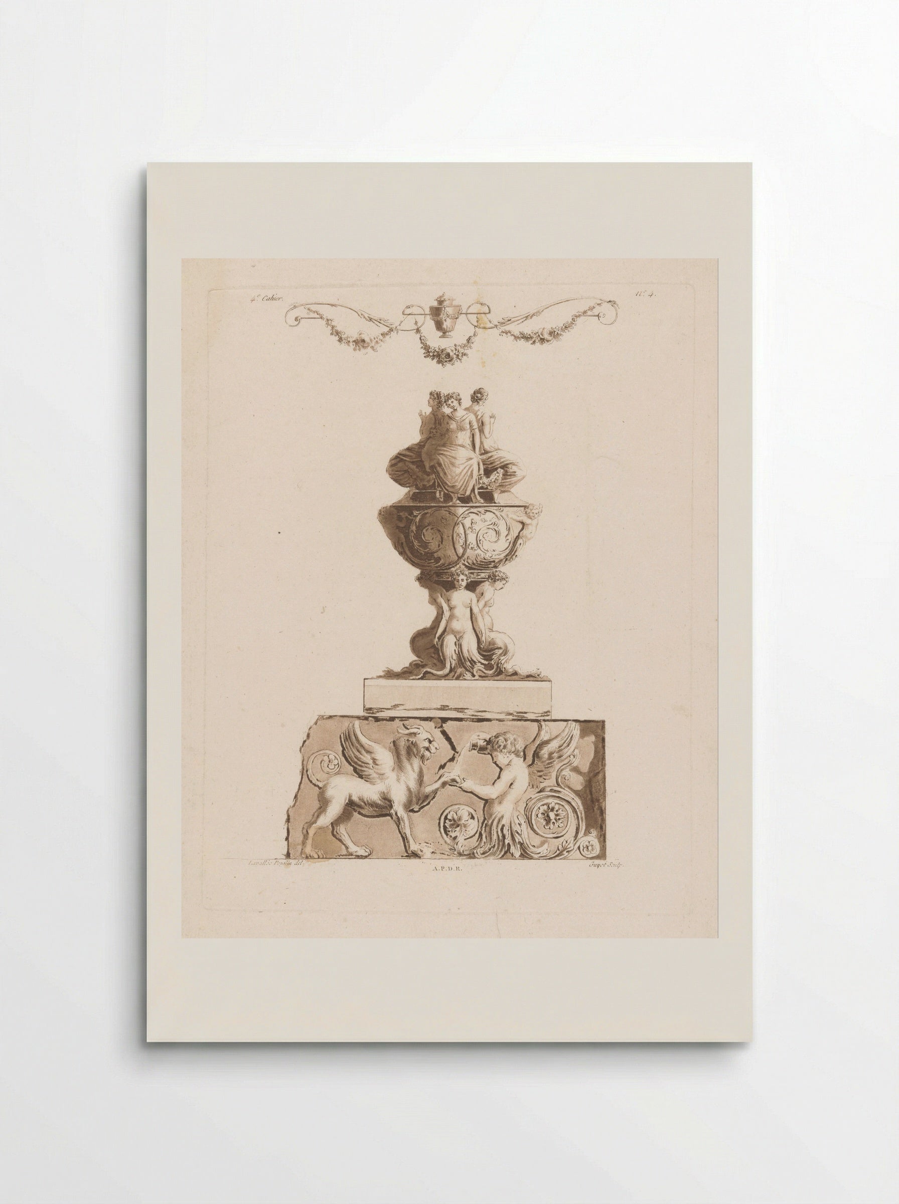 Vaas met vrouwen - Laurent Guyot - Poster