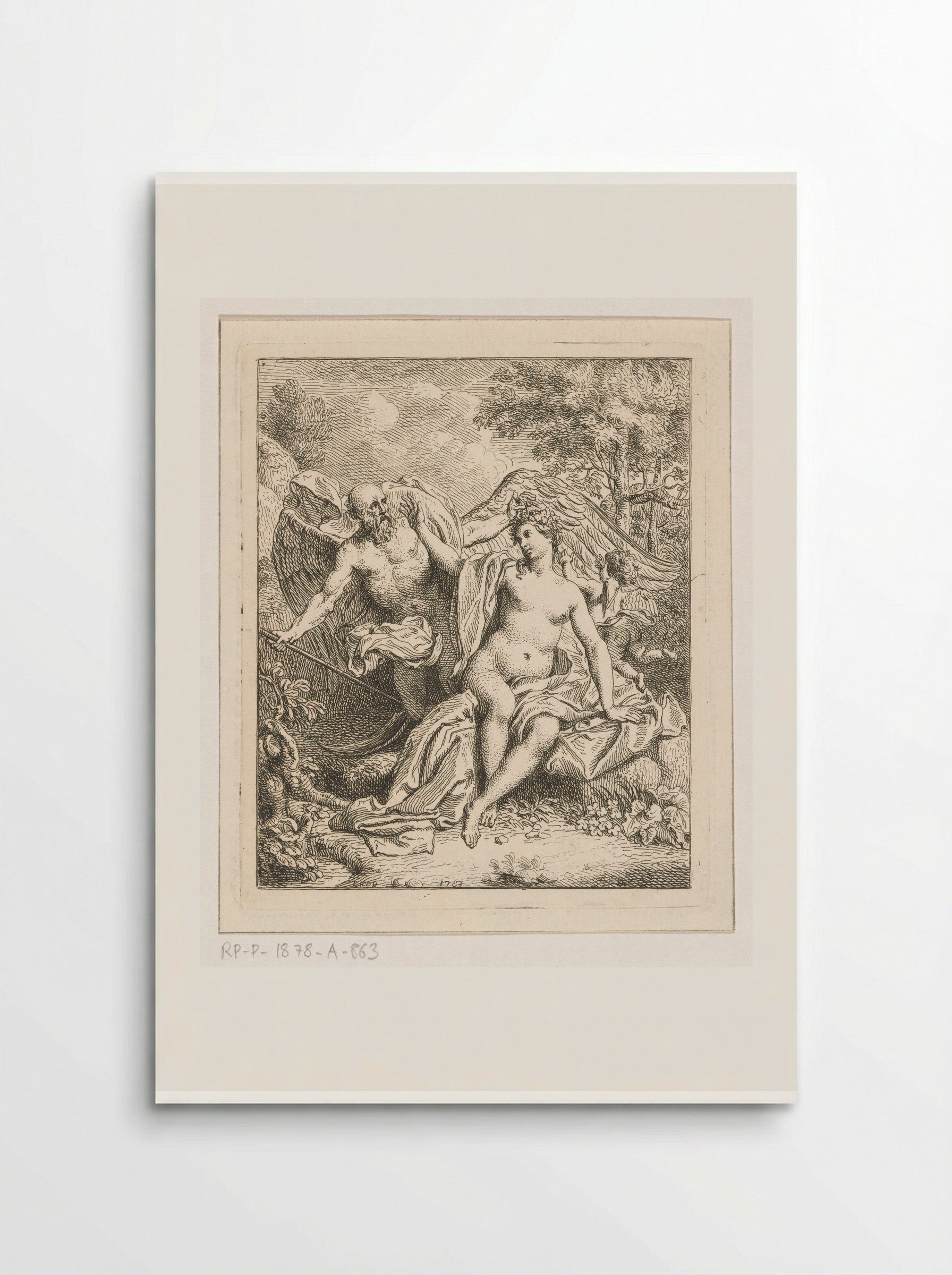 Vader Tijd onthult de Waarheid - Louis Fabritius Dubourg - Poster