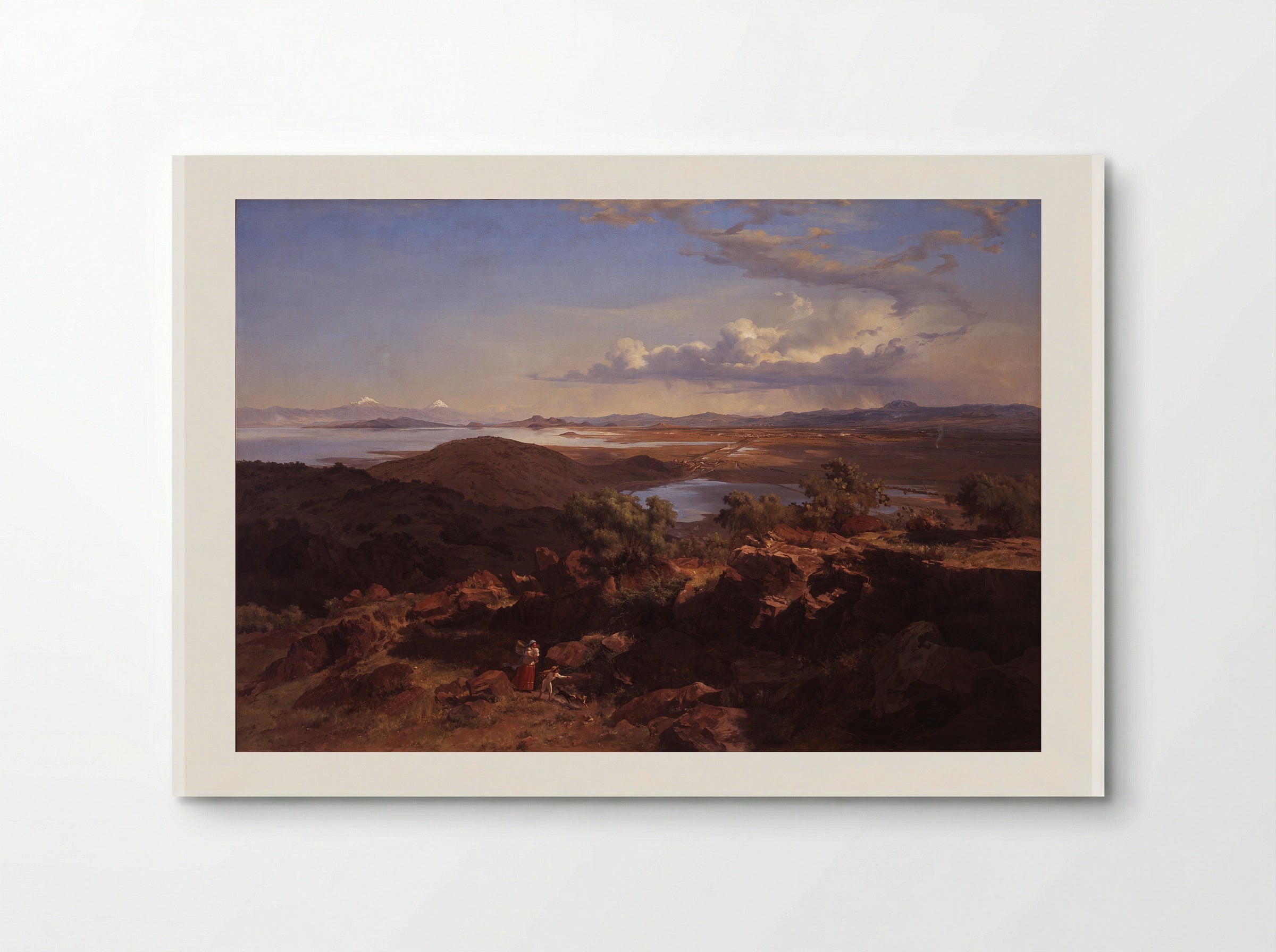 Valle de México desde el cerro de Santa Isabel - José María Velasco - Poster