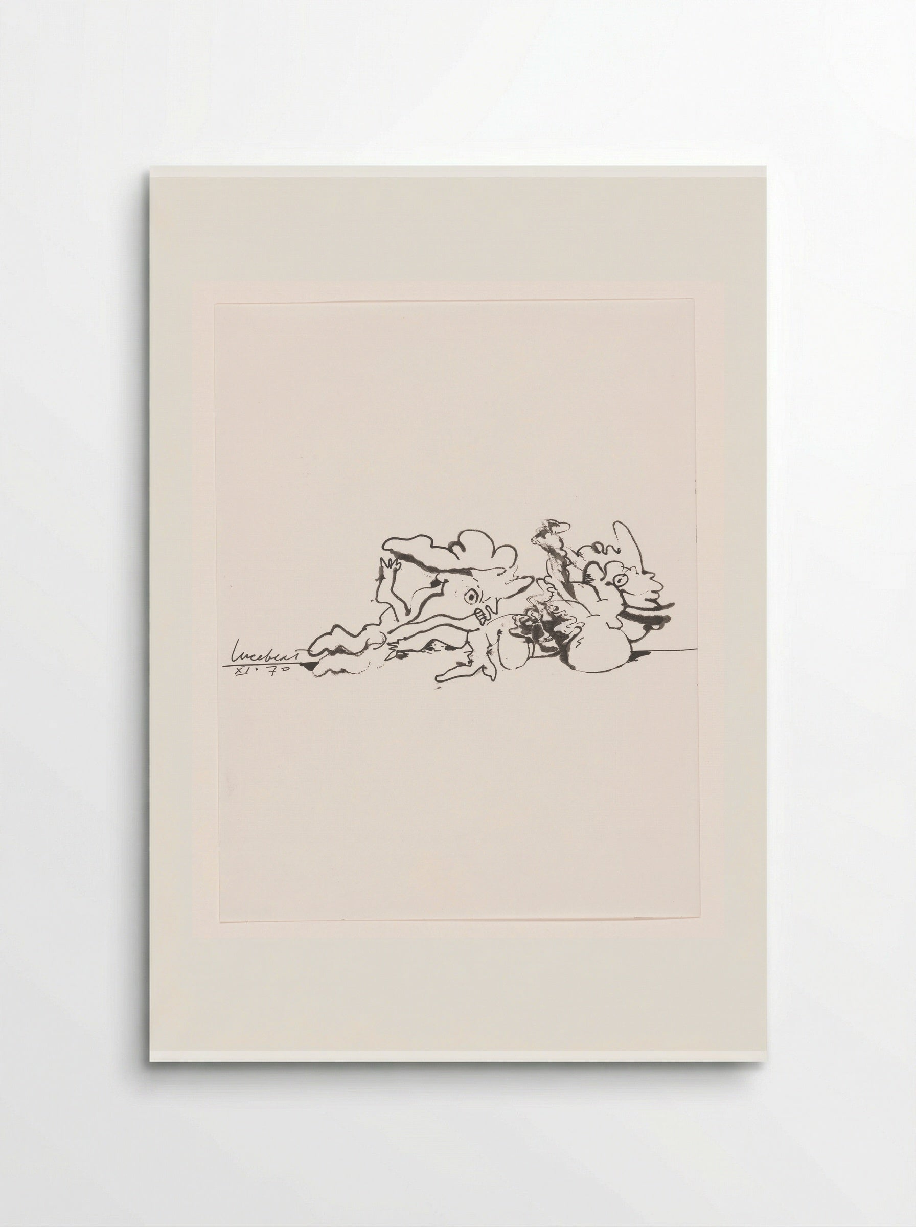 Vallende figuren - Lucebert - Poster
