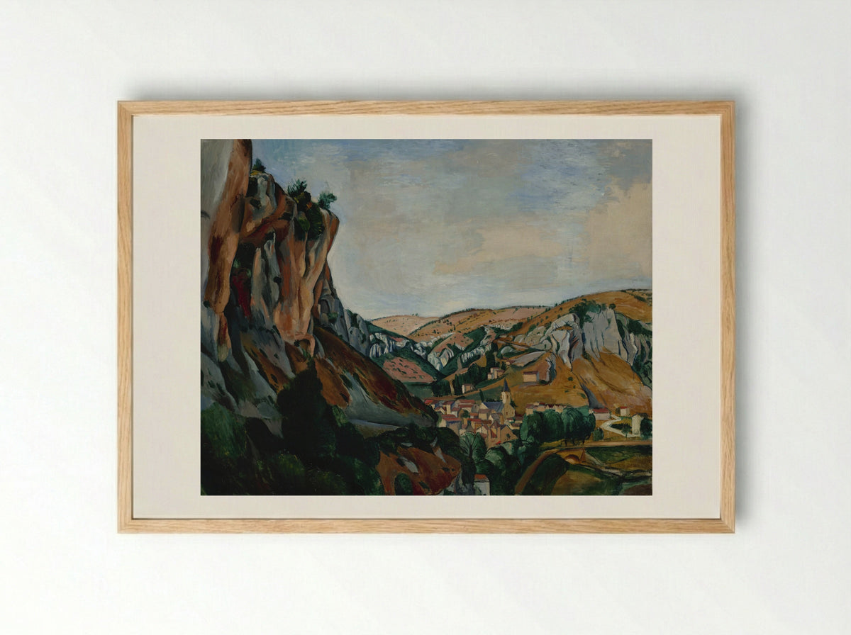 Valley of the Lot at Vers - André Derain - Framed Print Wood