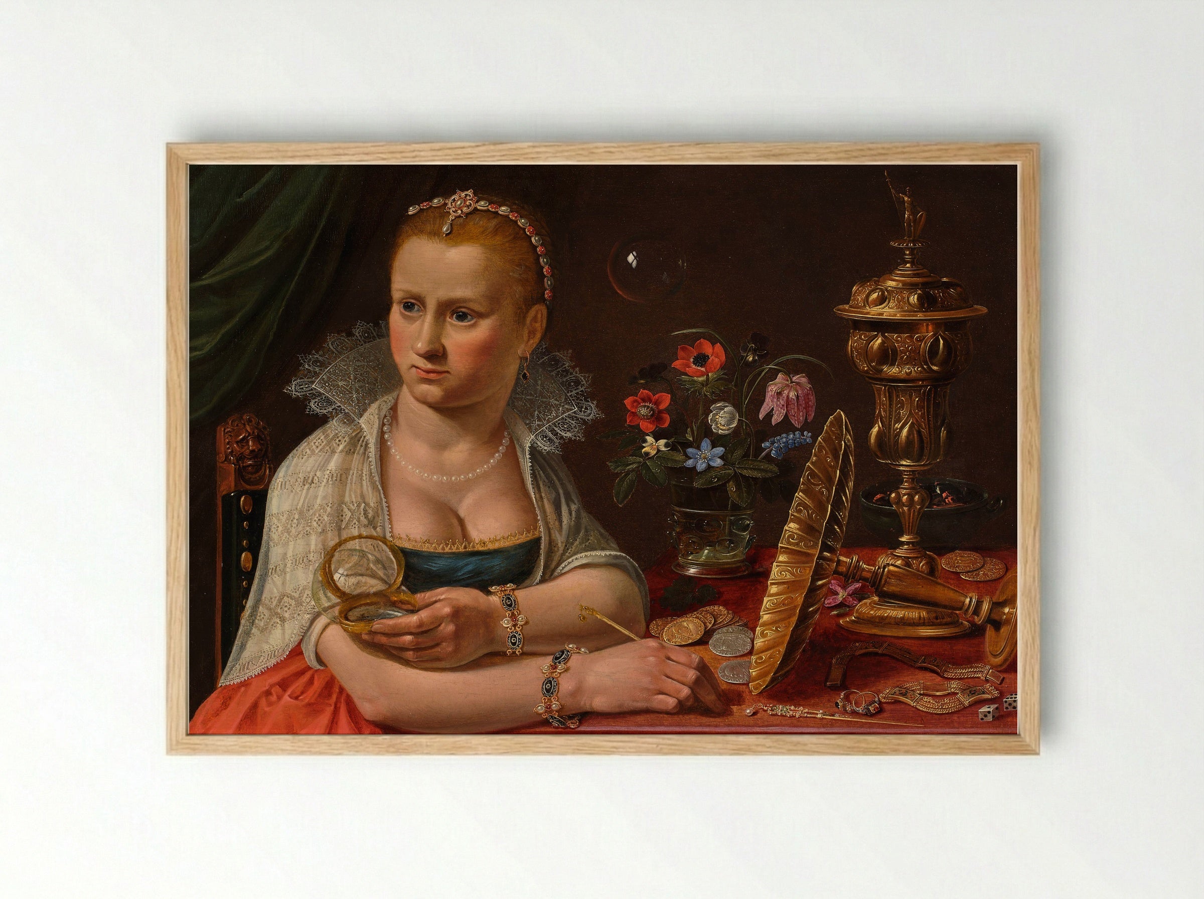 Vanitas - Clara Peeters - Framed Print Wood