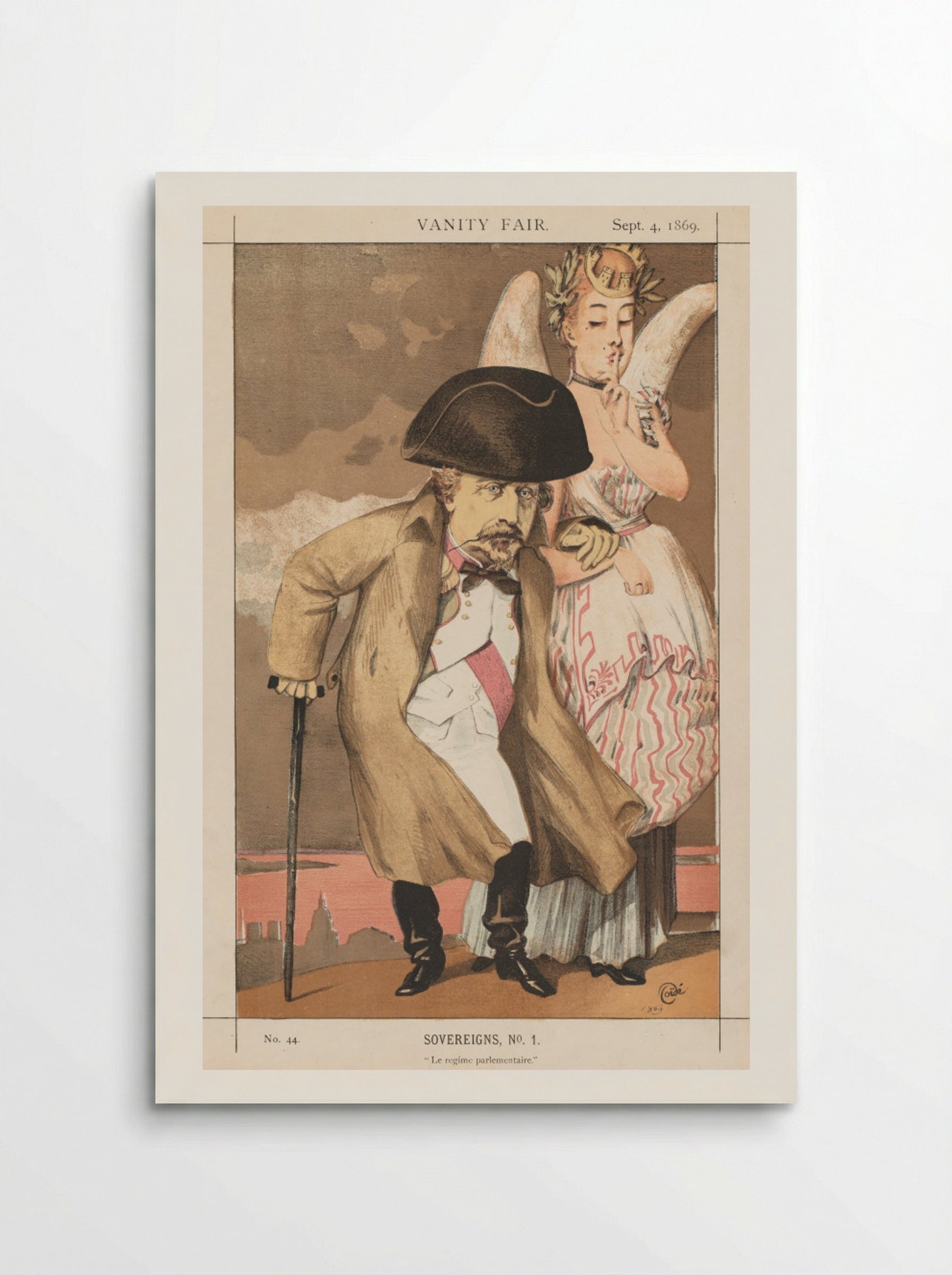 Vanity Fair: Sovereigns, No. 1 'Le regime parlementaire' - James Tissot - Poster