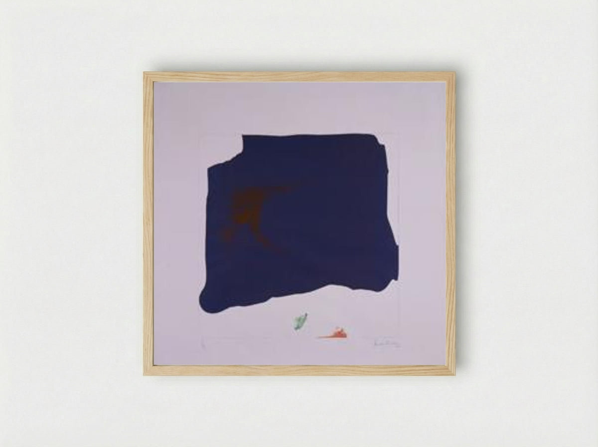 Variation II on Mauve Corner - Helen Frankenthaler - Framed Print Wood