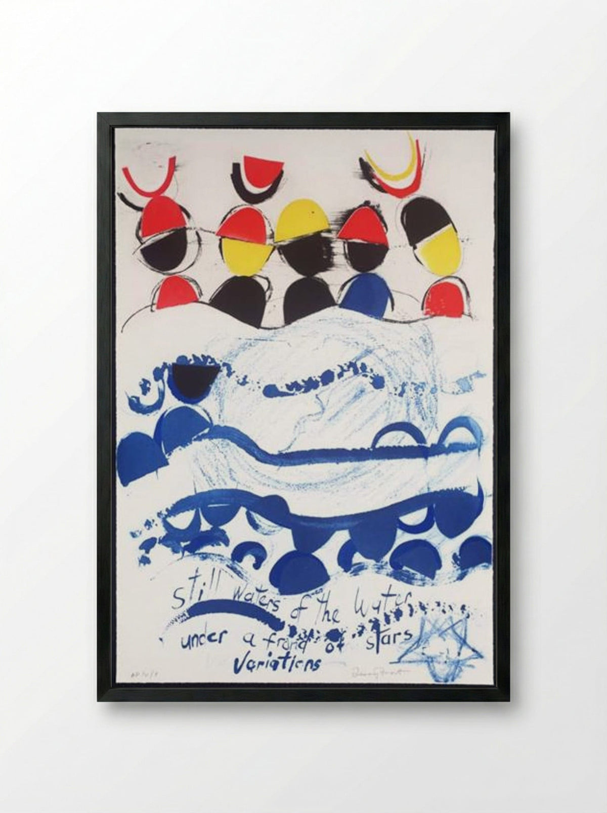 Variations - Terry Frost - Framed Print Black