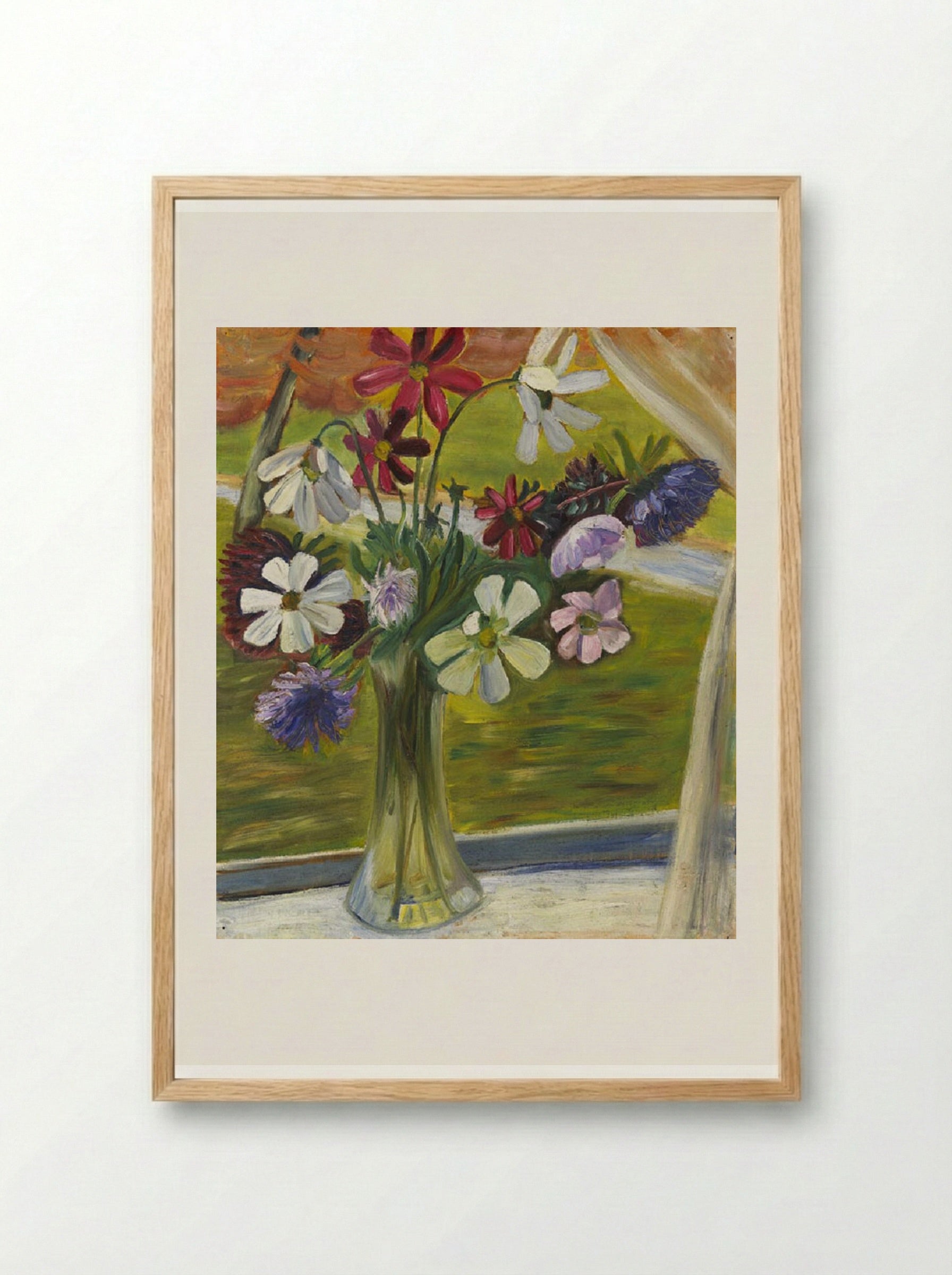 Vase of Flowers II - Prudence Heward - Framed Print Wood