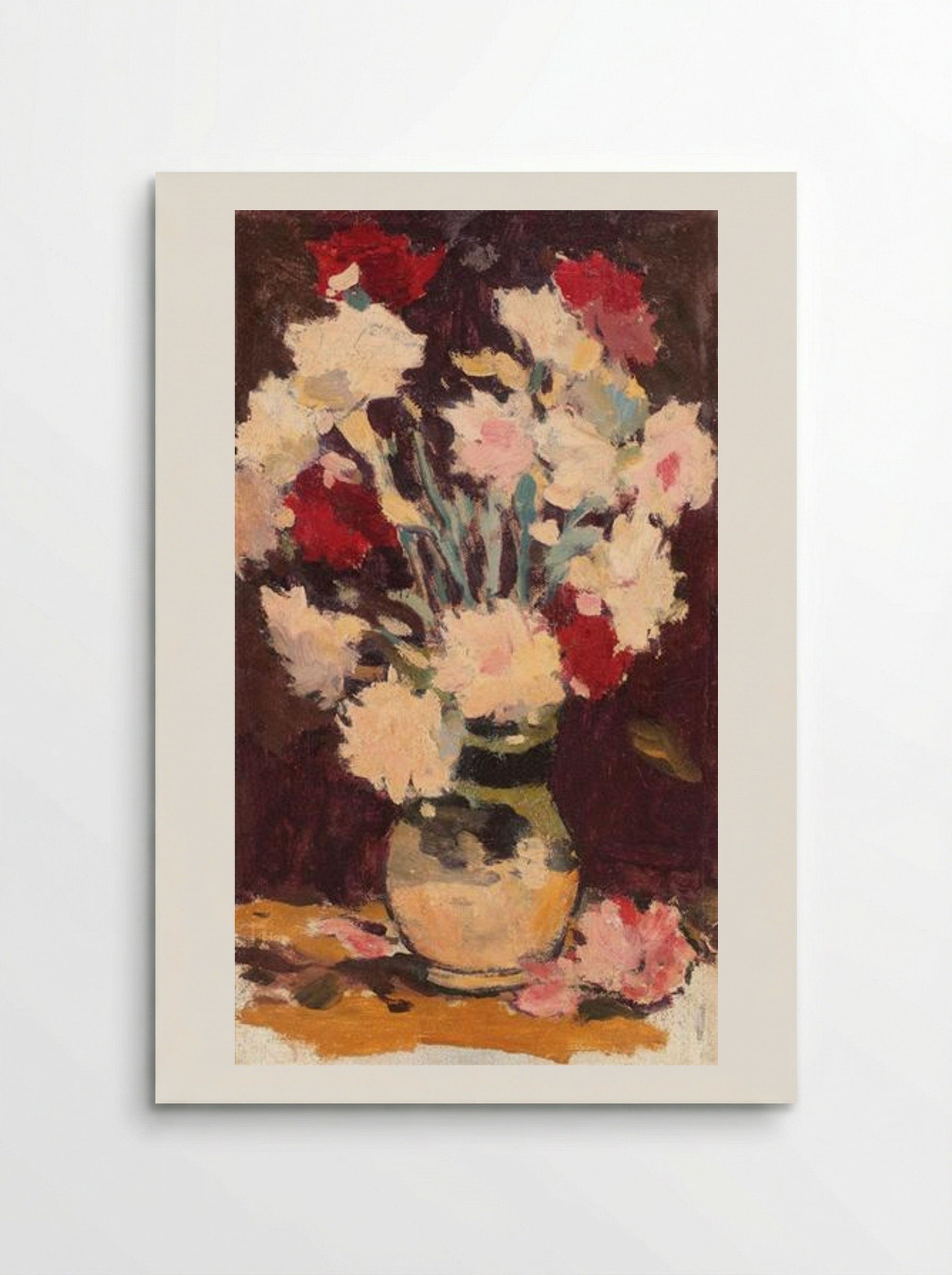 Vase with Carnations - Stefan Luchian - Poster