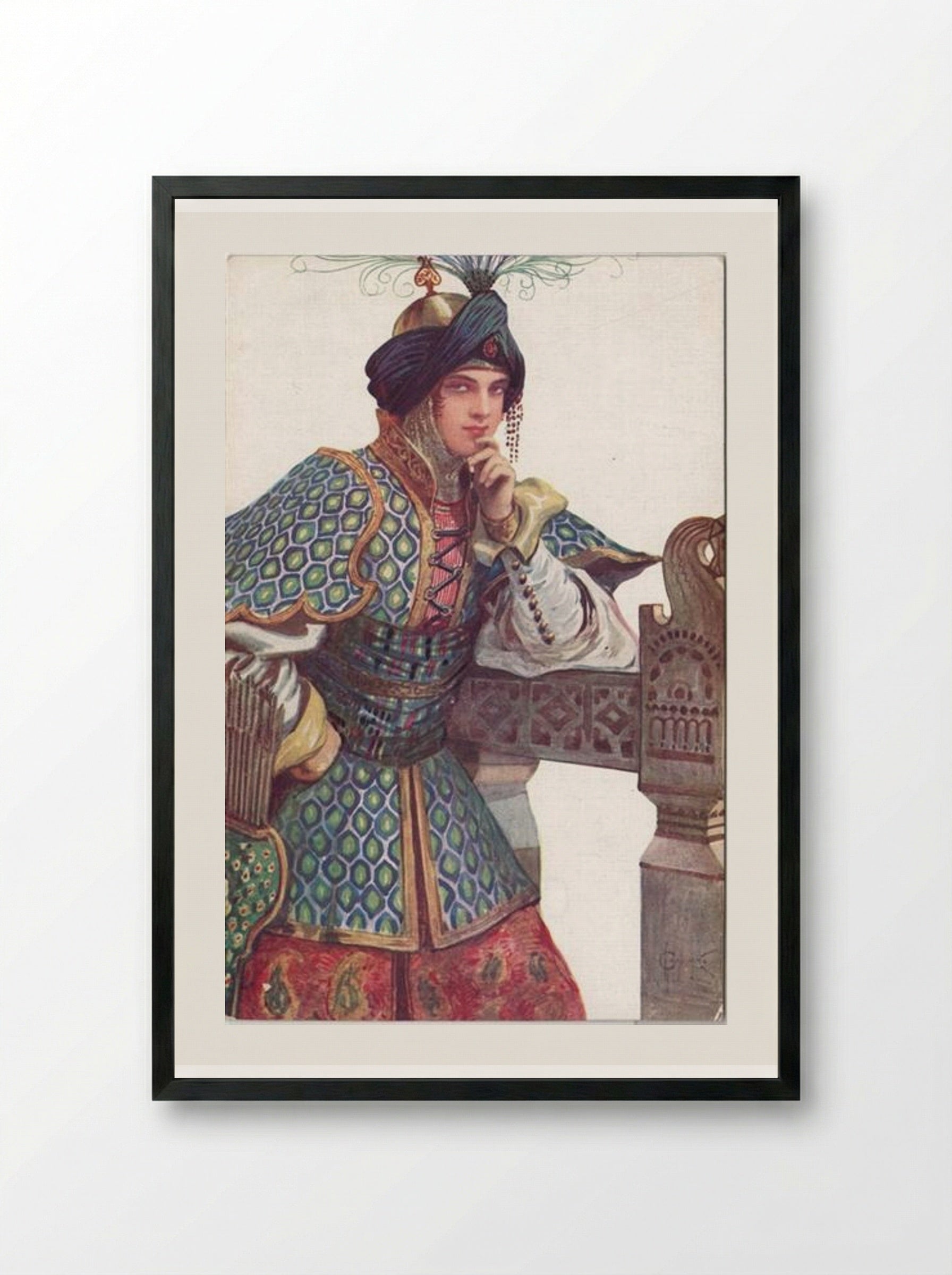 Vasilisa Mikulishna - Sergey Solomko - Framed Print Black