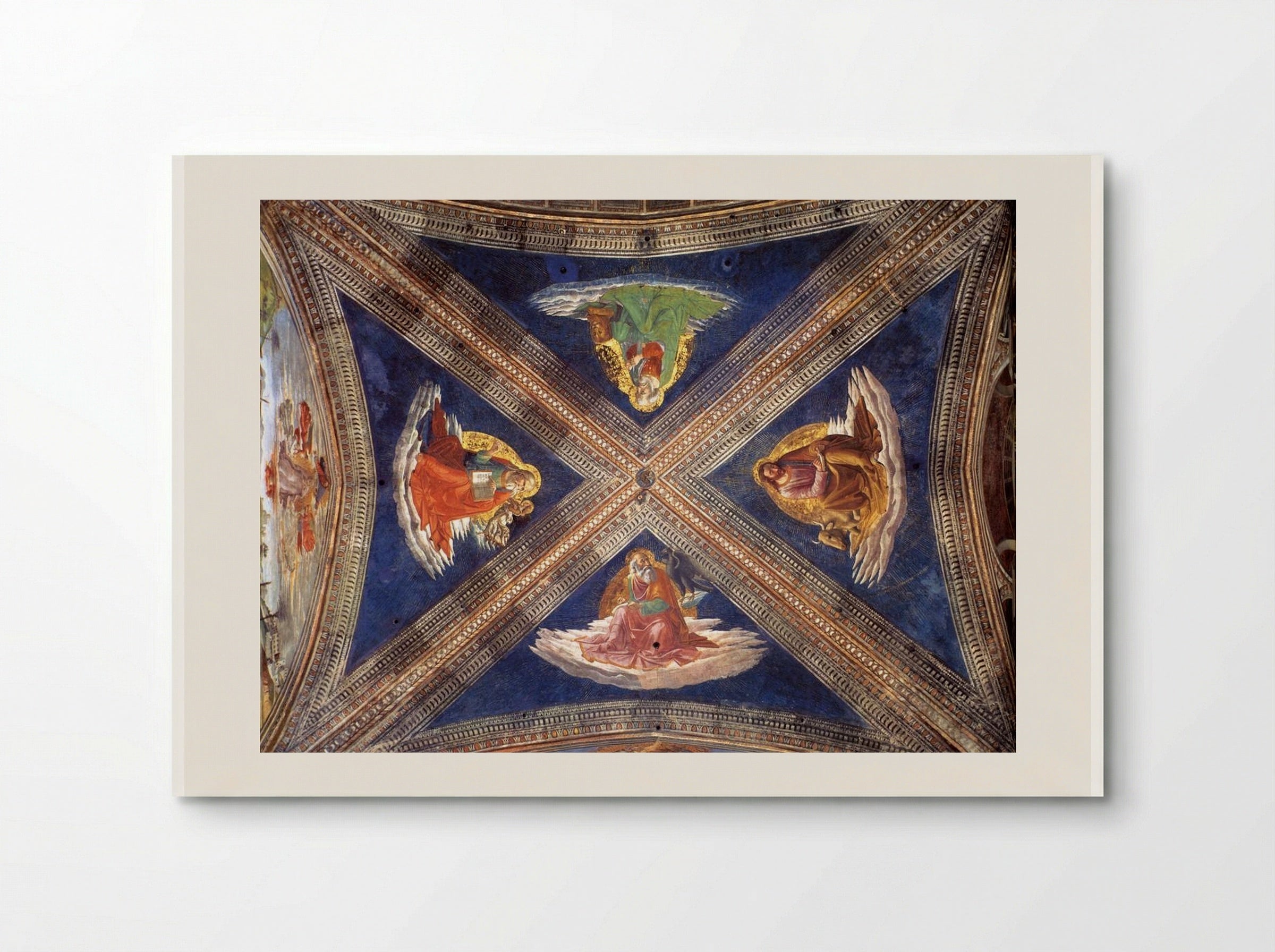 Vaulting of the Tornabuoni Chapel - Domenico Ghirlandaio - Poster