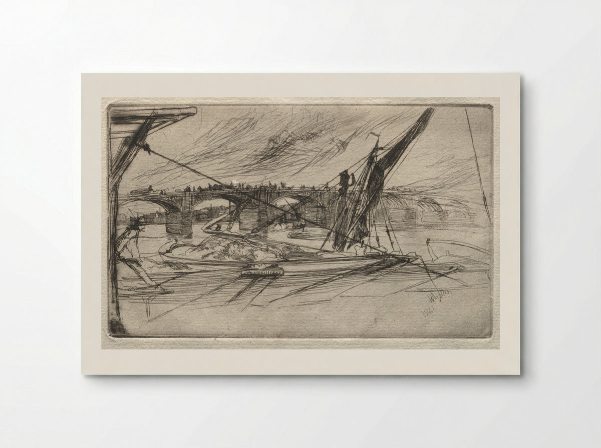 Vauxhall Bridge - James McNeill Whistler - Poster