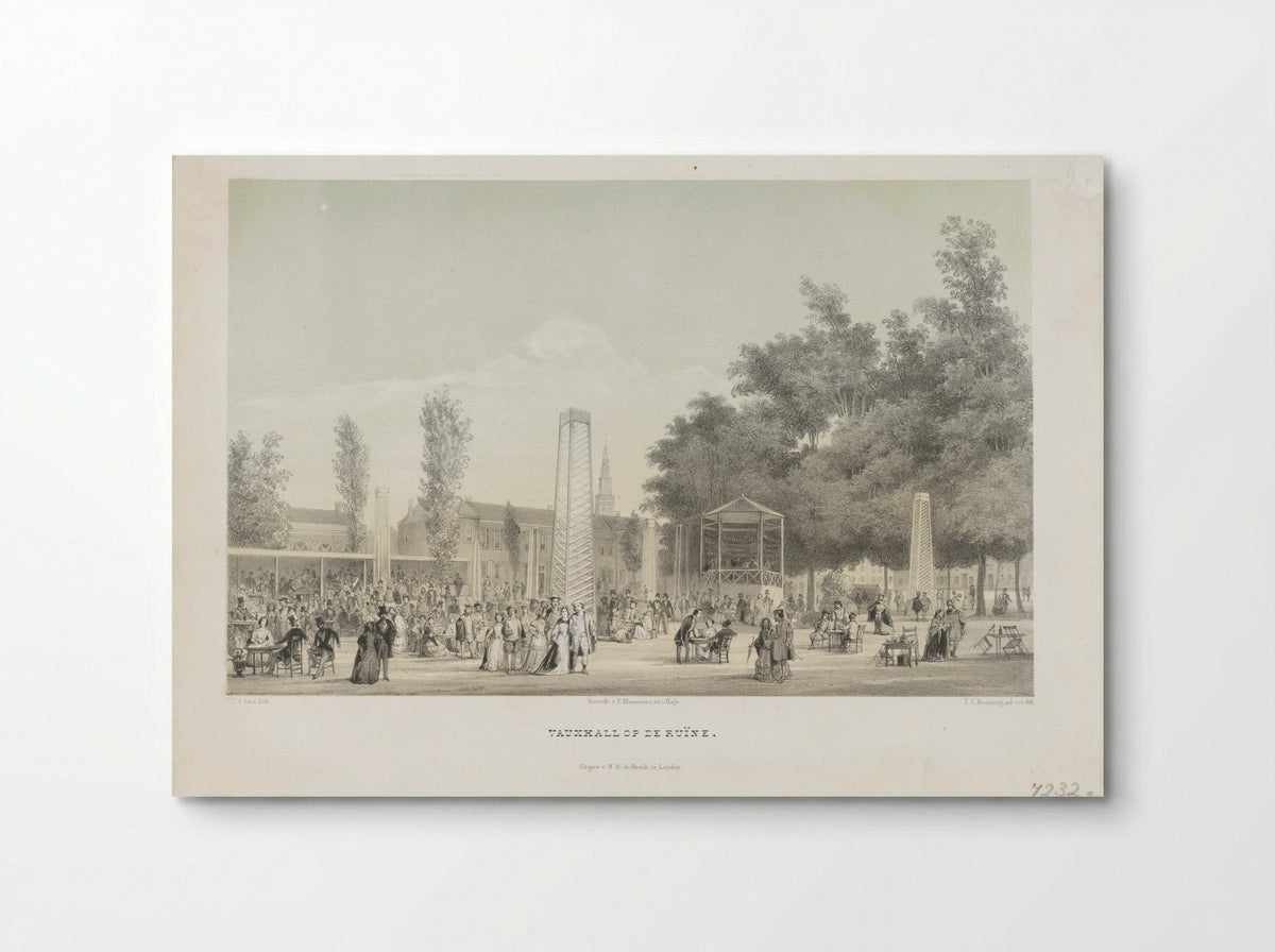 Vauxhall op de Ruïne - Jac. Hazenberg Cs. Zoon - Poster