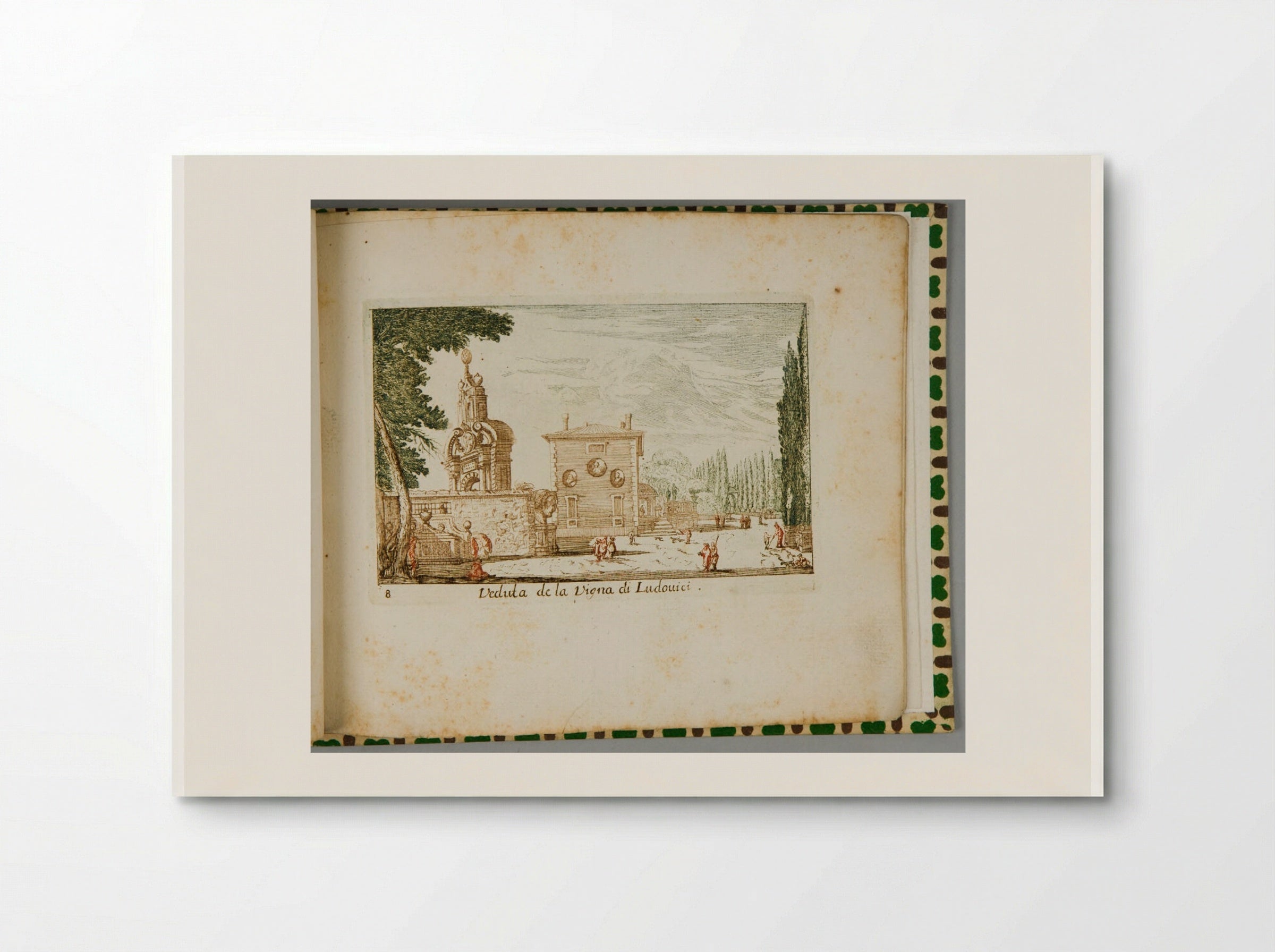 Veduta de la Vigna di Ludouici - Abraham Bloteling - Poster
